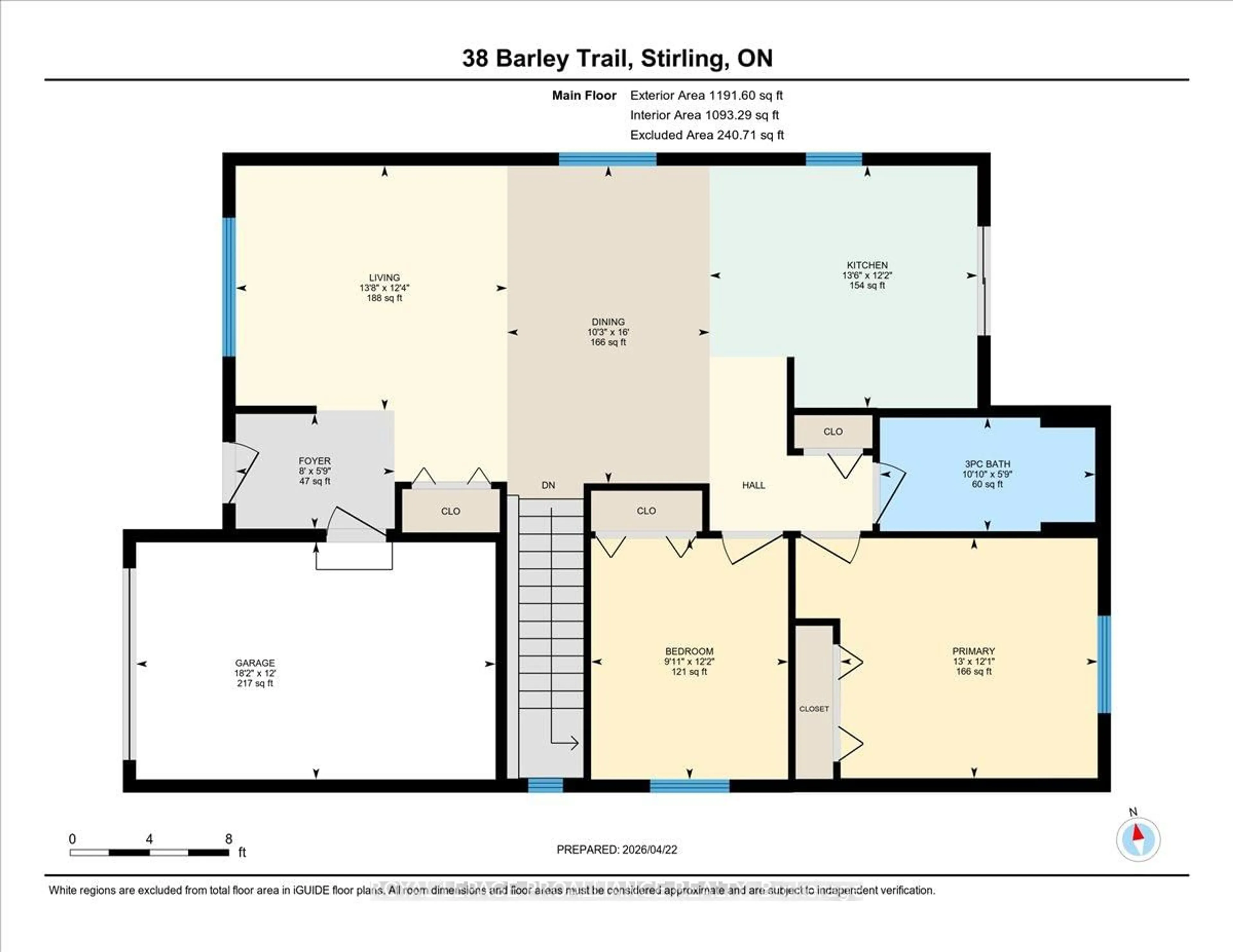 Floor plan for 38 Barley Tr, Stirling Ontario K0K 3E0