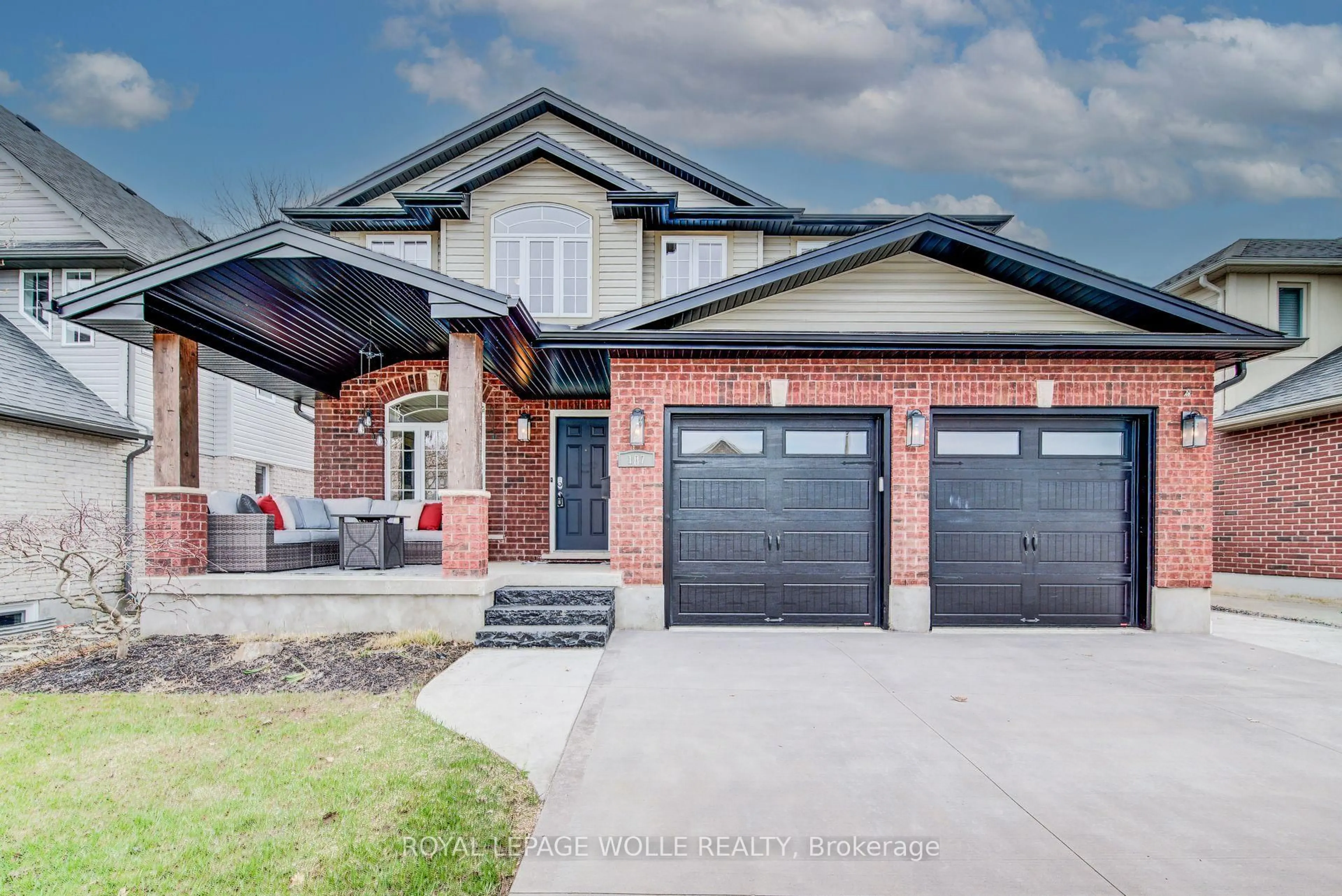 Home with brick exterior material, street for 187 Brookmead St, Woolwich Ontario N3B 0A2