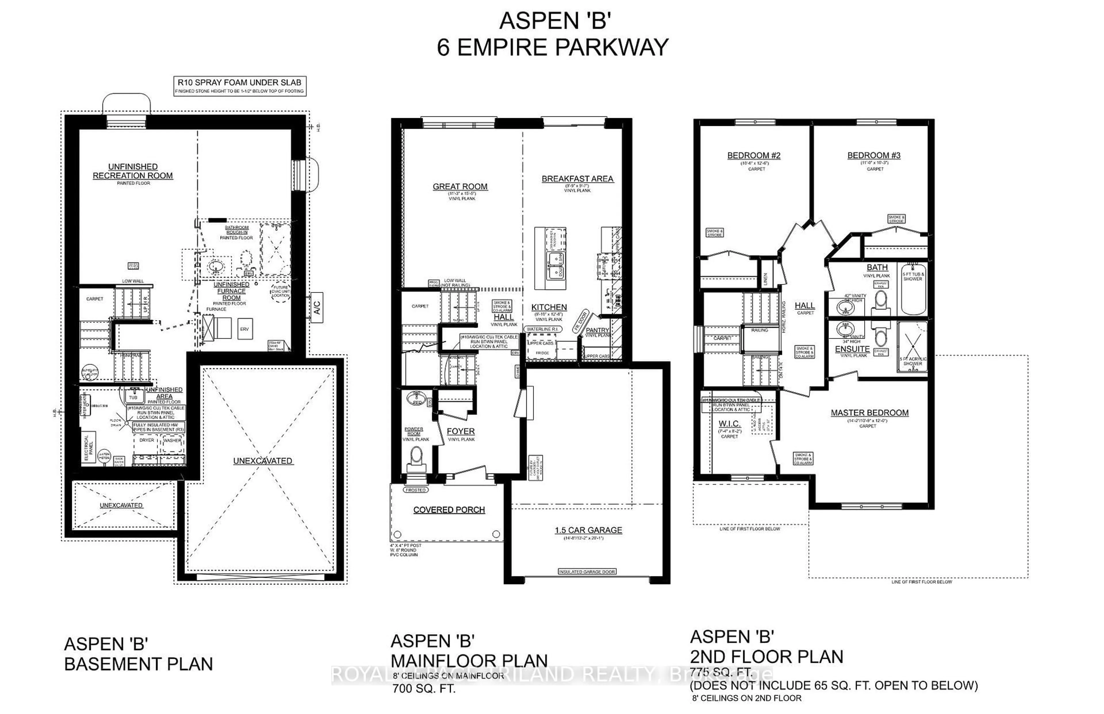 Floor plan for 139 Empire Pkwy, St. Thomas Ontario N5R 0P1
