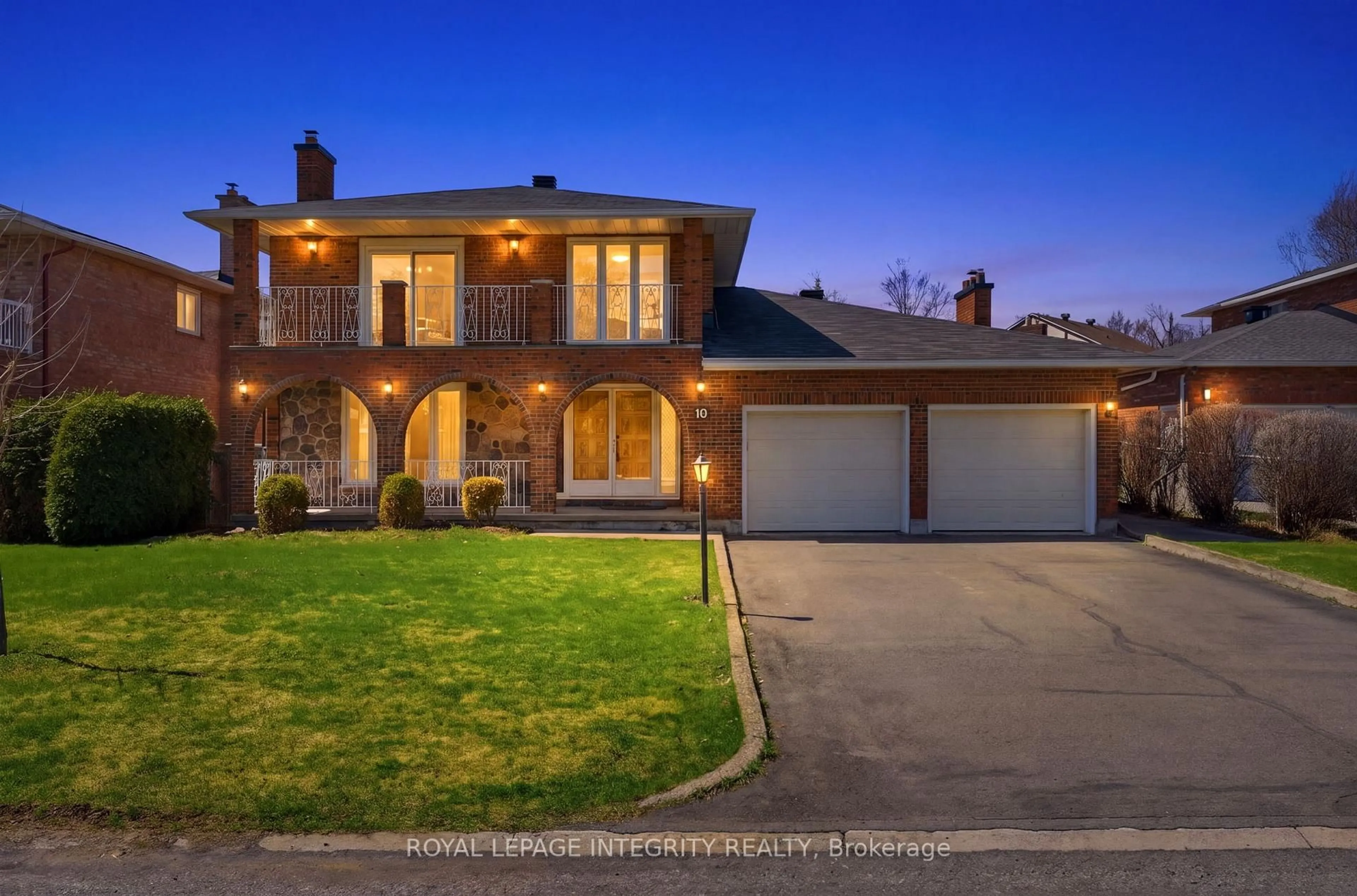 Home with brick exterior material, street for 10 Parmalea Cres, Ottawa Ontario K2E 7J3