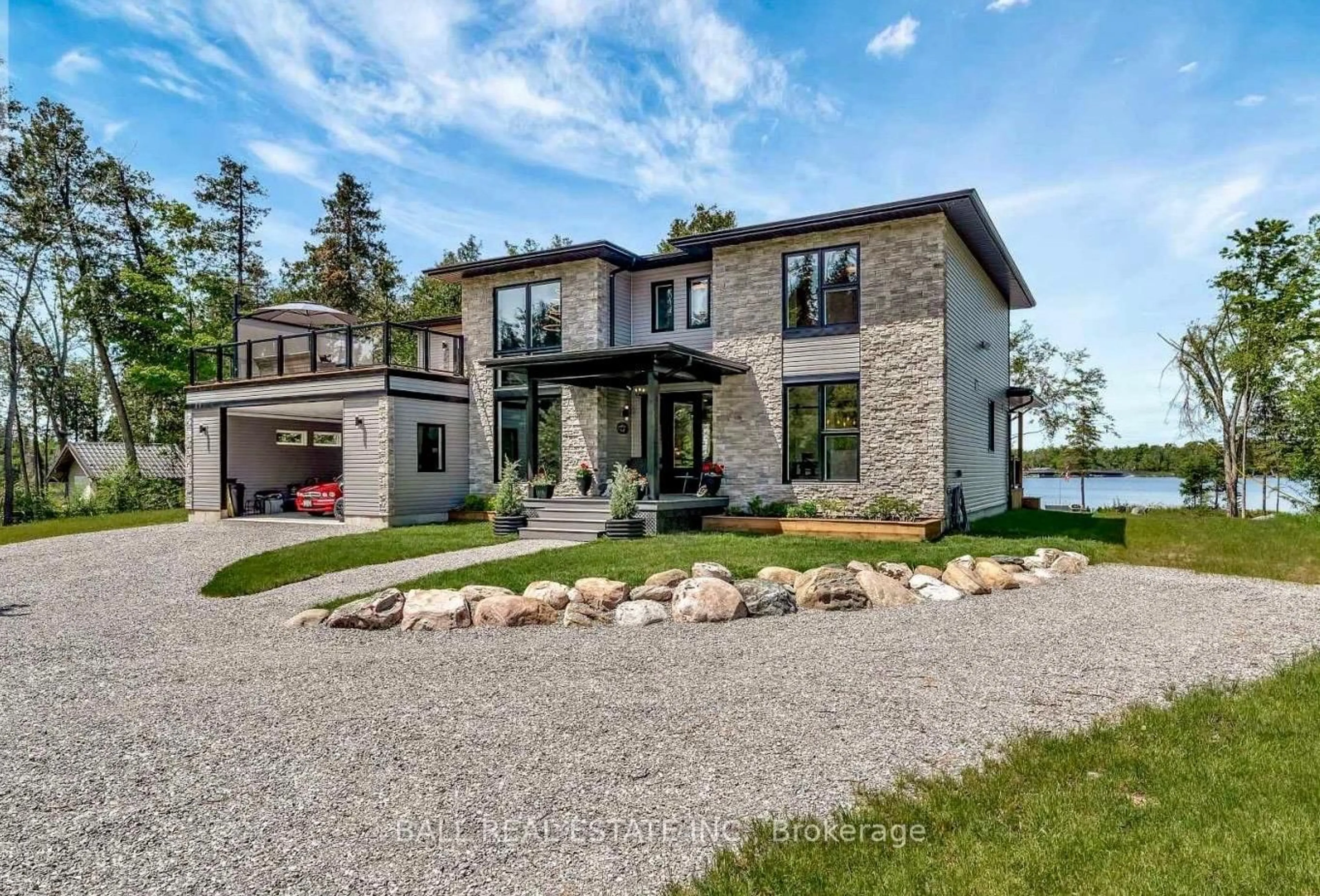Home with brick exterior material, water/lake/river/ocean view for 15 Berry Lane, Kawartha Lakes Ontario K0M 1A0