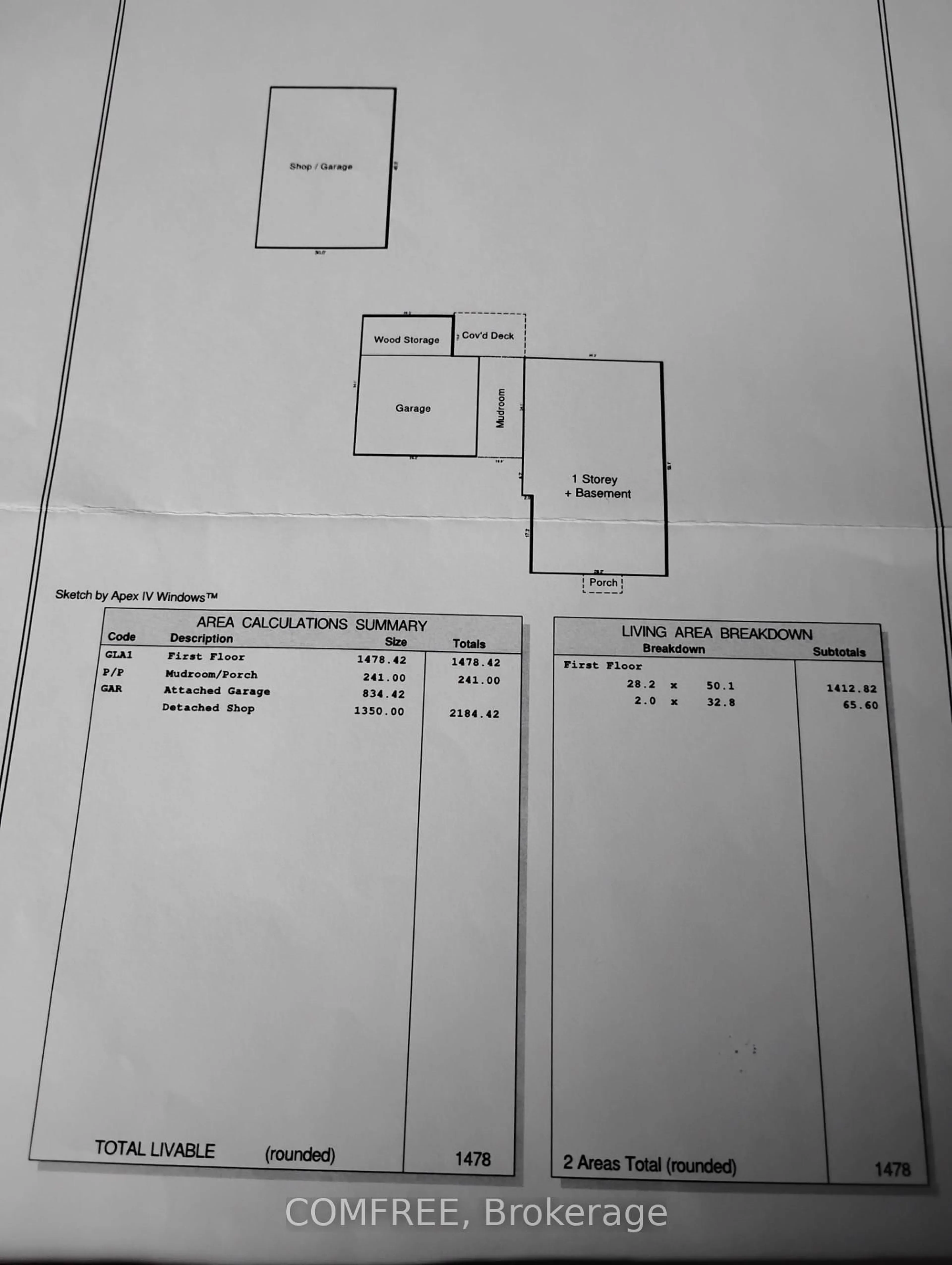 Floor plan for 5094 Highway 138, South Stormont Ontario K0C 2A0