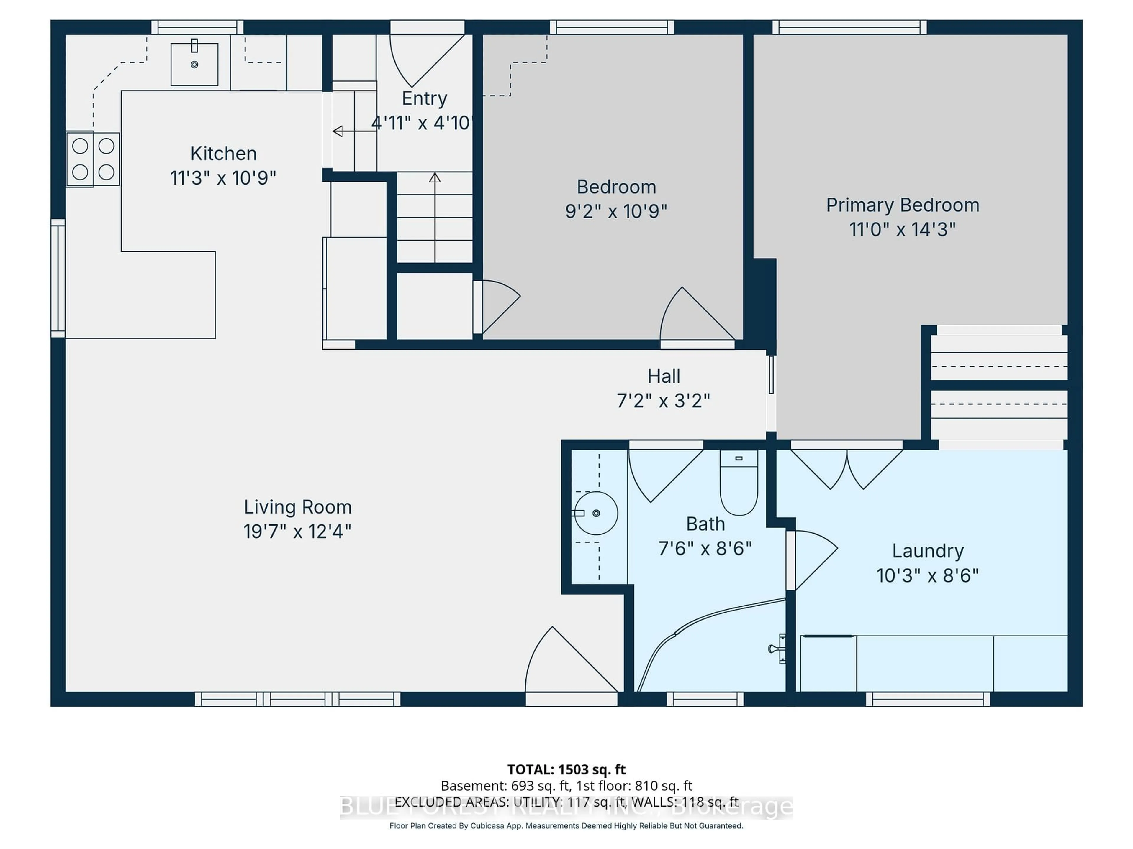 Floor plan for 1975 Royal Cres, London East Ontario N5V 1N6
