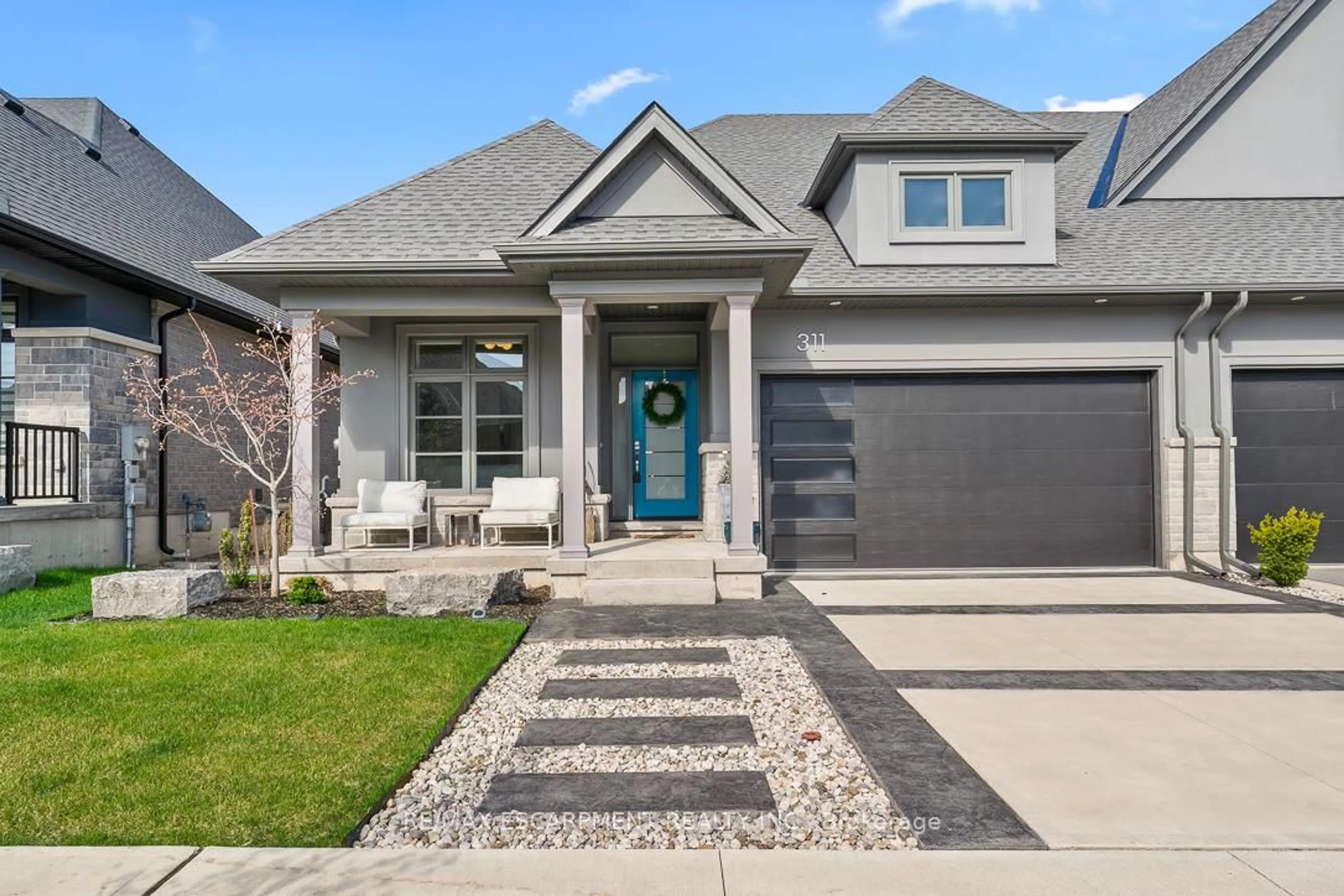 Home with brick exterior material, street for 311 Perth Tr, Welland Ontario L3B 0L8