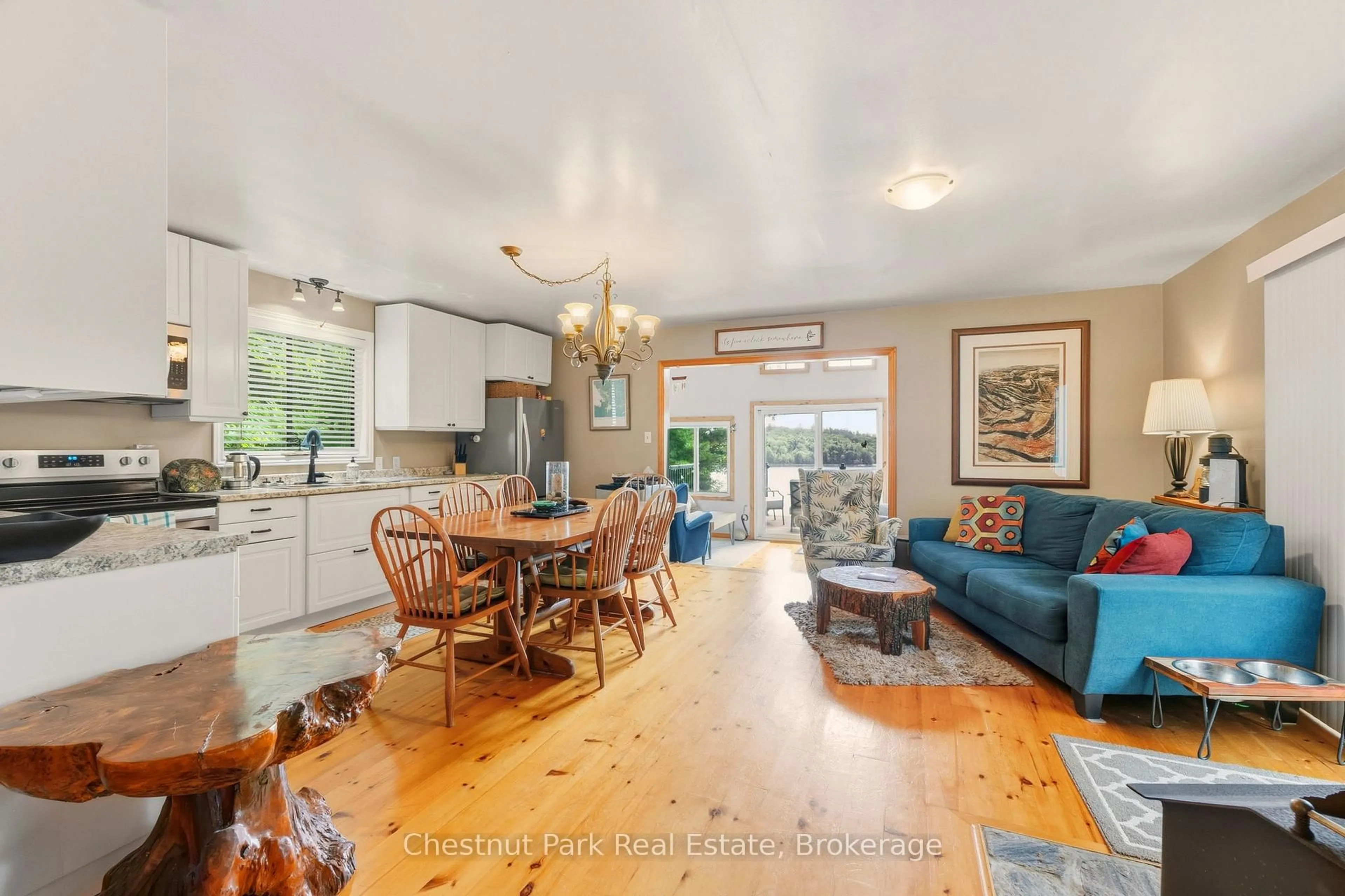 Open concept kitchen, unknown for 13 Fire Rt # 1 Rd, Carling Ontario P0G 1G0