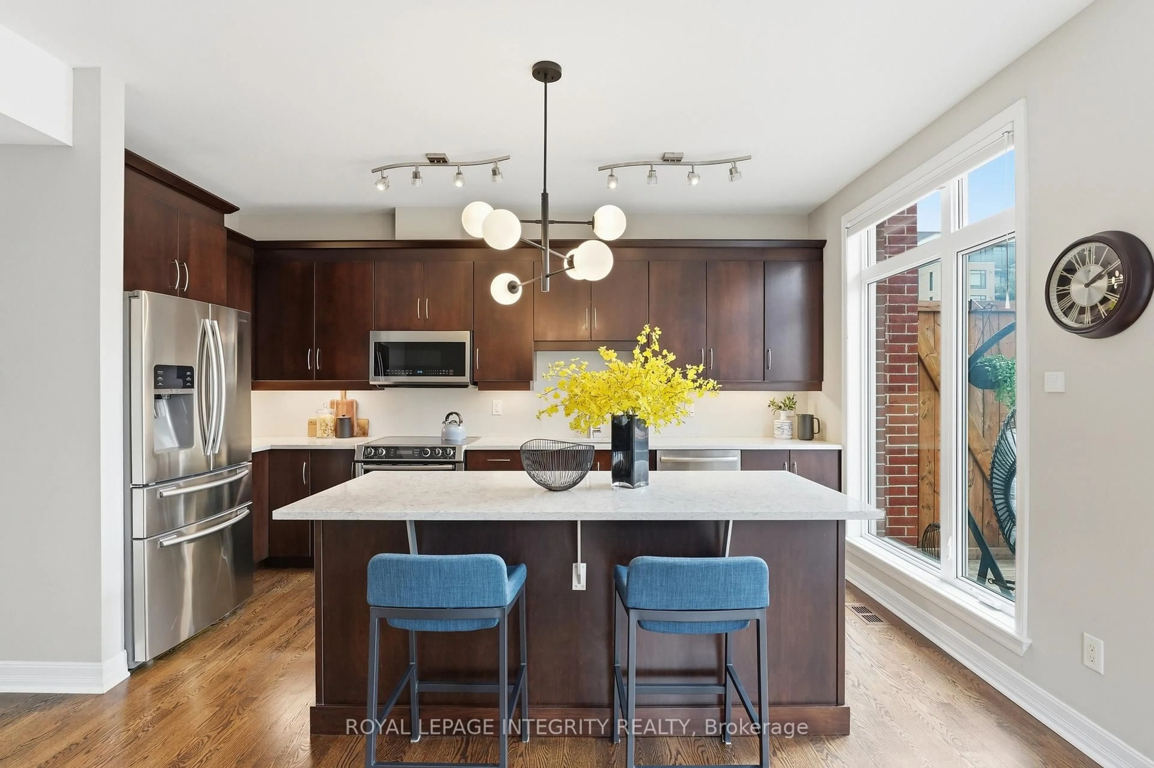 Contemporary kitchen, ceramic/tile floor for 57 Callaghan Private, Ottawa Ontario K2K 0A6