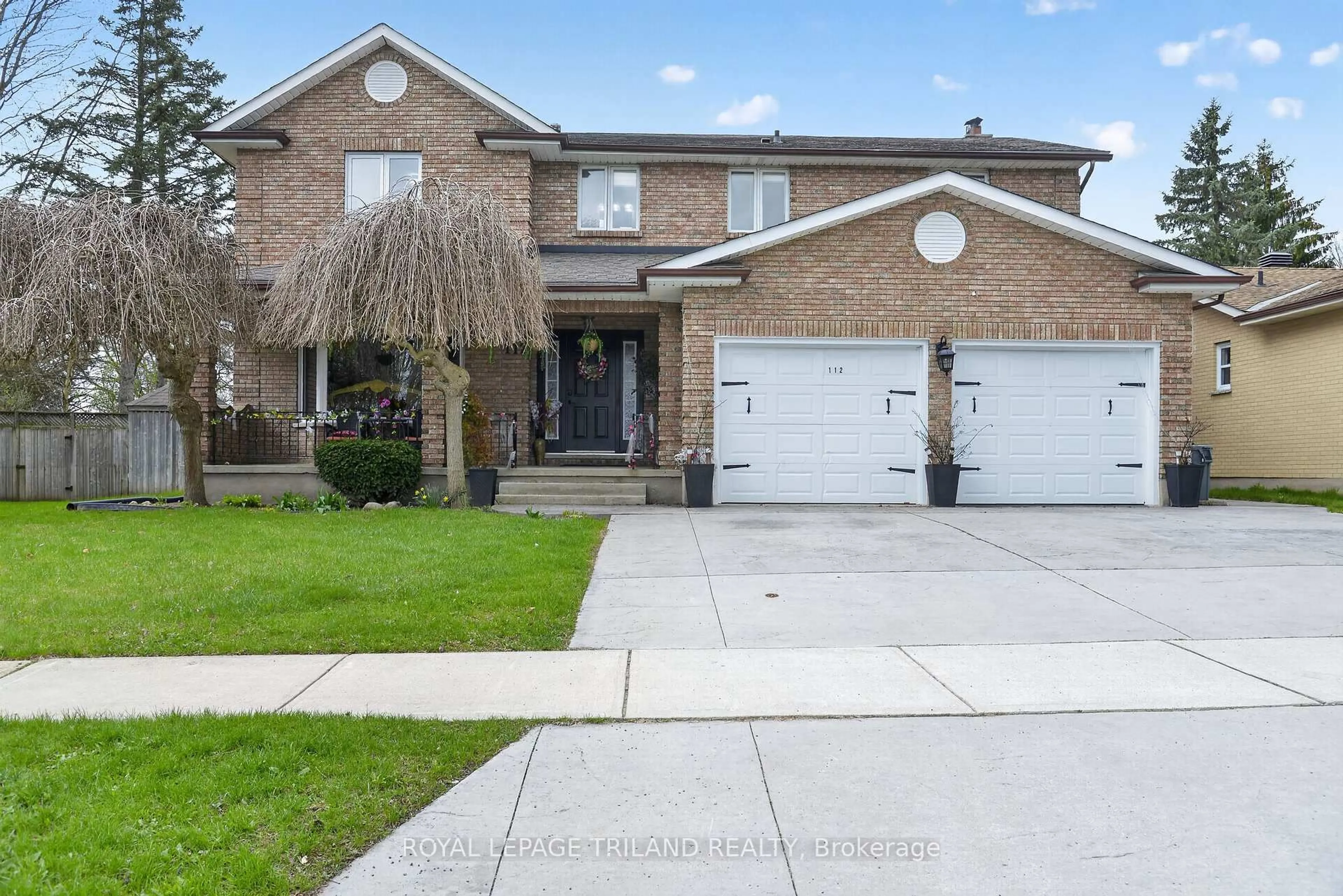Home with brick exterior material, street for 112 Clarendon Cres, London South Ontario N5X 4N4