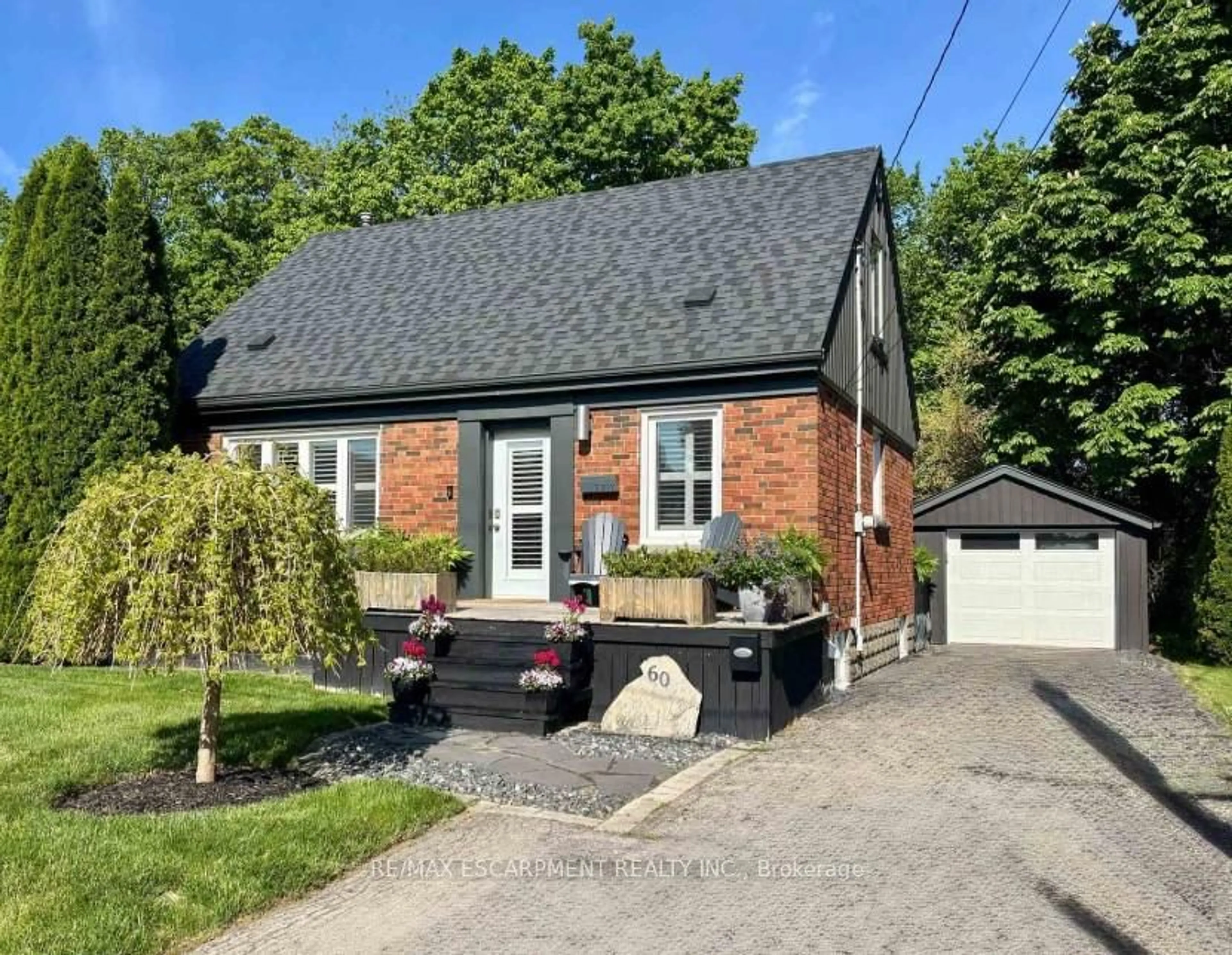 Home with brick exterior material, street for 60 Galbraith Dr, Hamilton Ontario L8G 1Z9