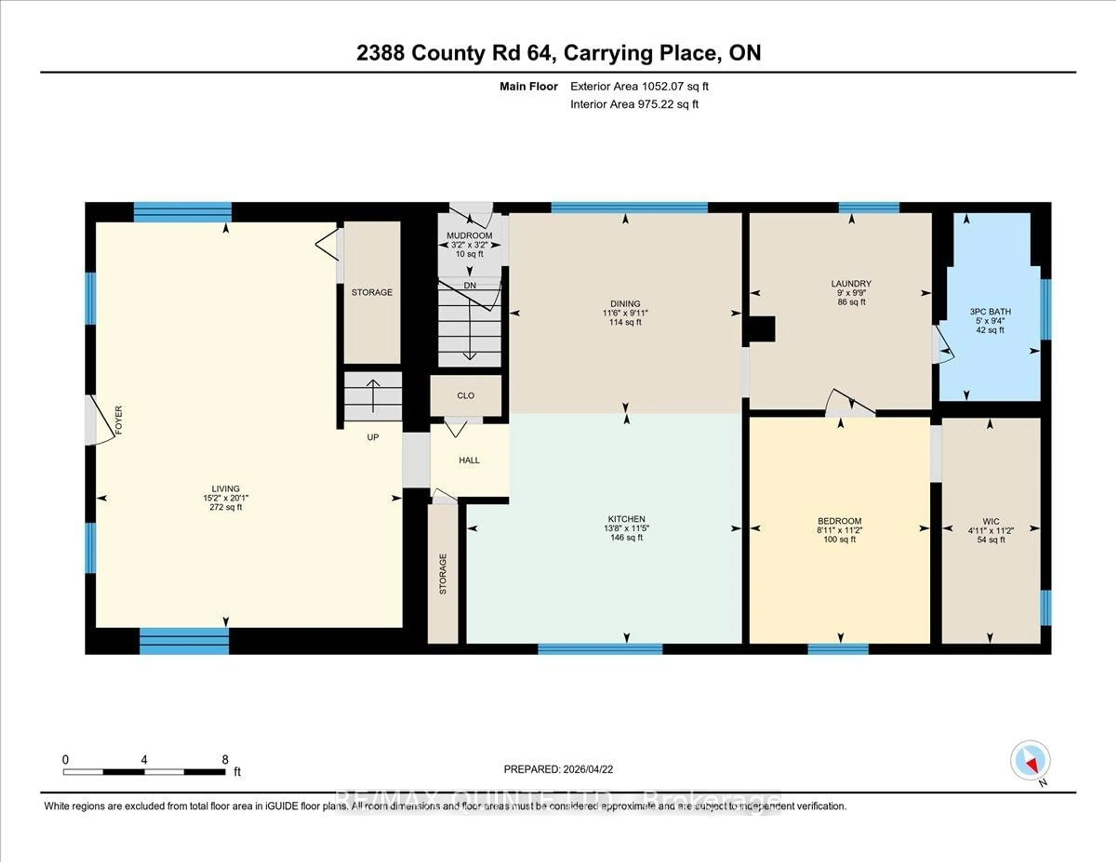 Floor plan for 2388 County Rd 64, Quinte West Ontario K0K 1L0