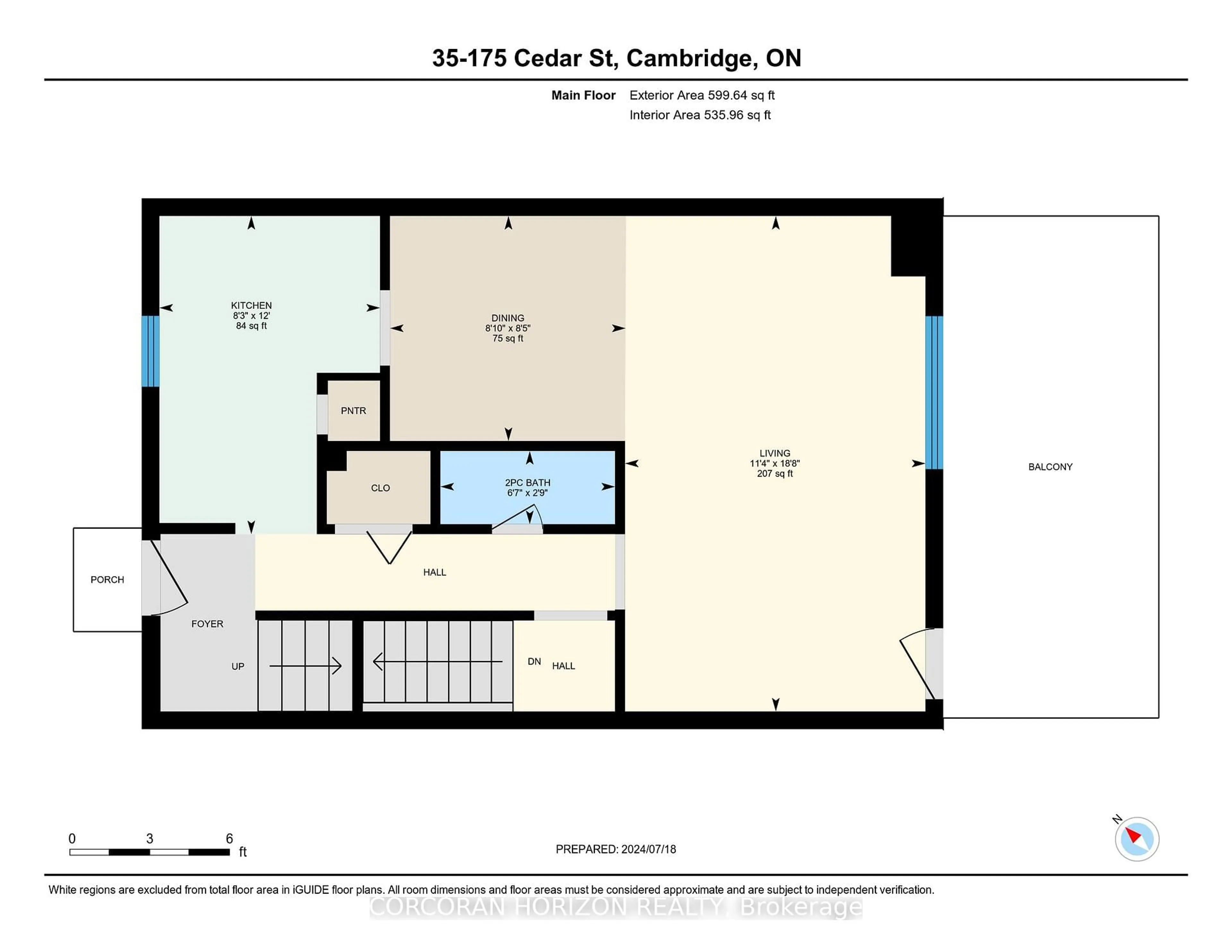 Floor plan for 175 Cedar St #35, Cambridge Ontario N1S 4X9