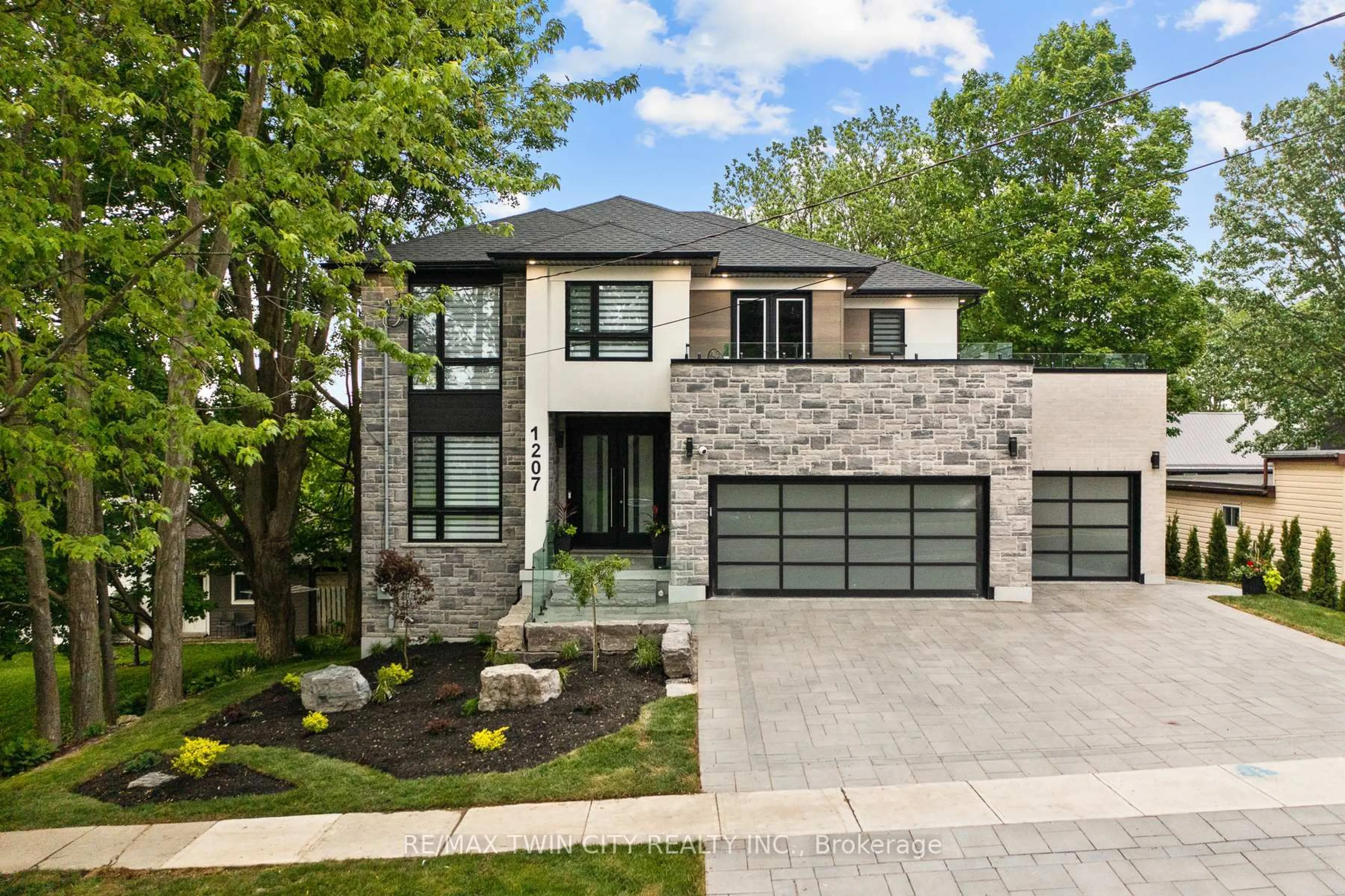 Home with brick exterior material, street for 1207 Queen St St, Wilmot Ontario N0B 2E0