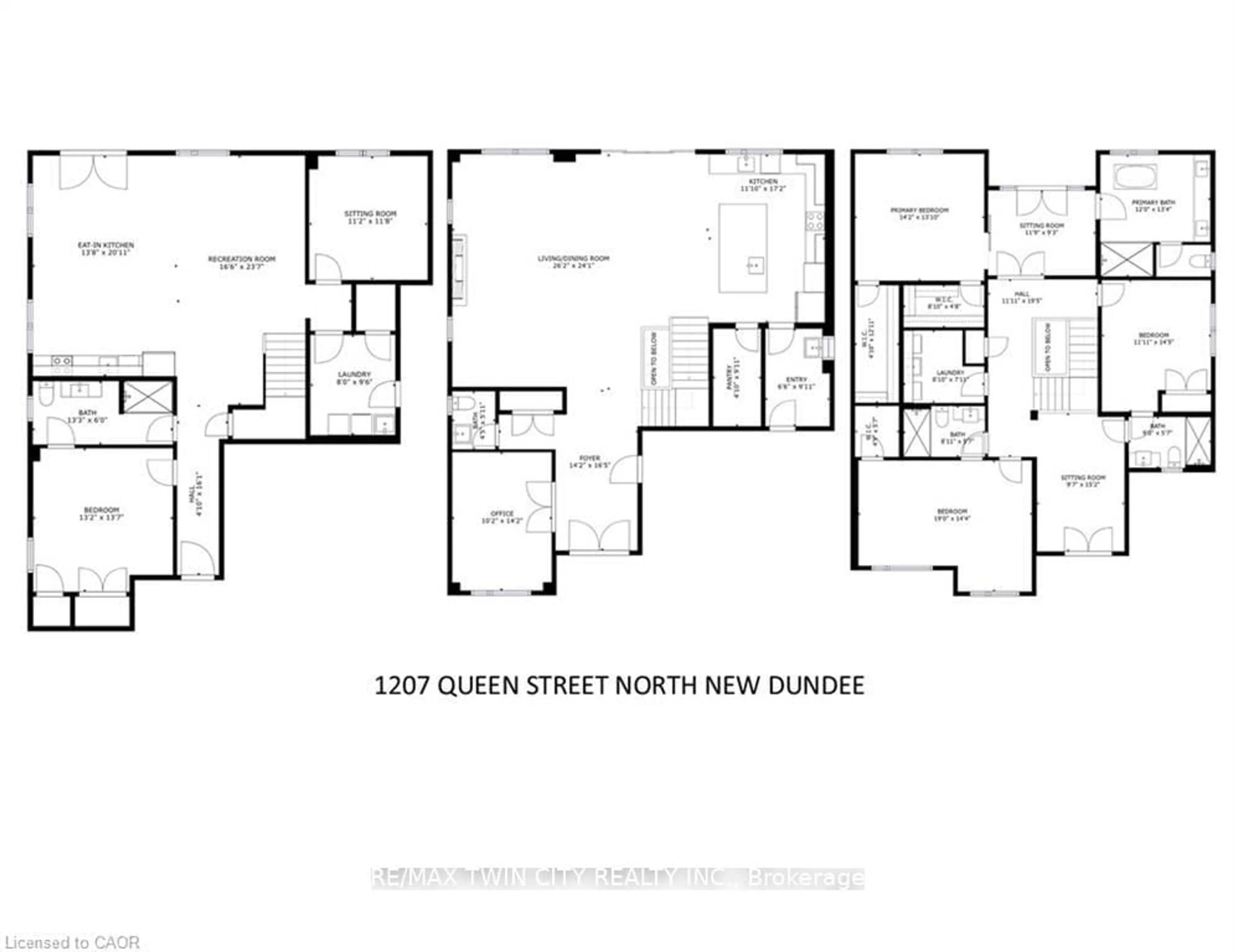 Floor plan for 1207 Queen St St, Wilmot Ontario N0B 2E0