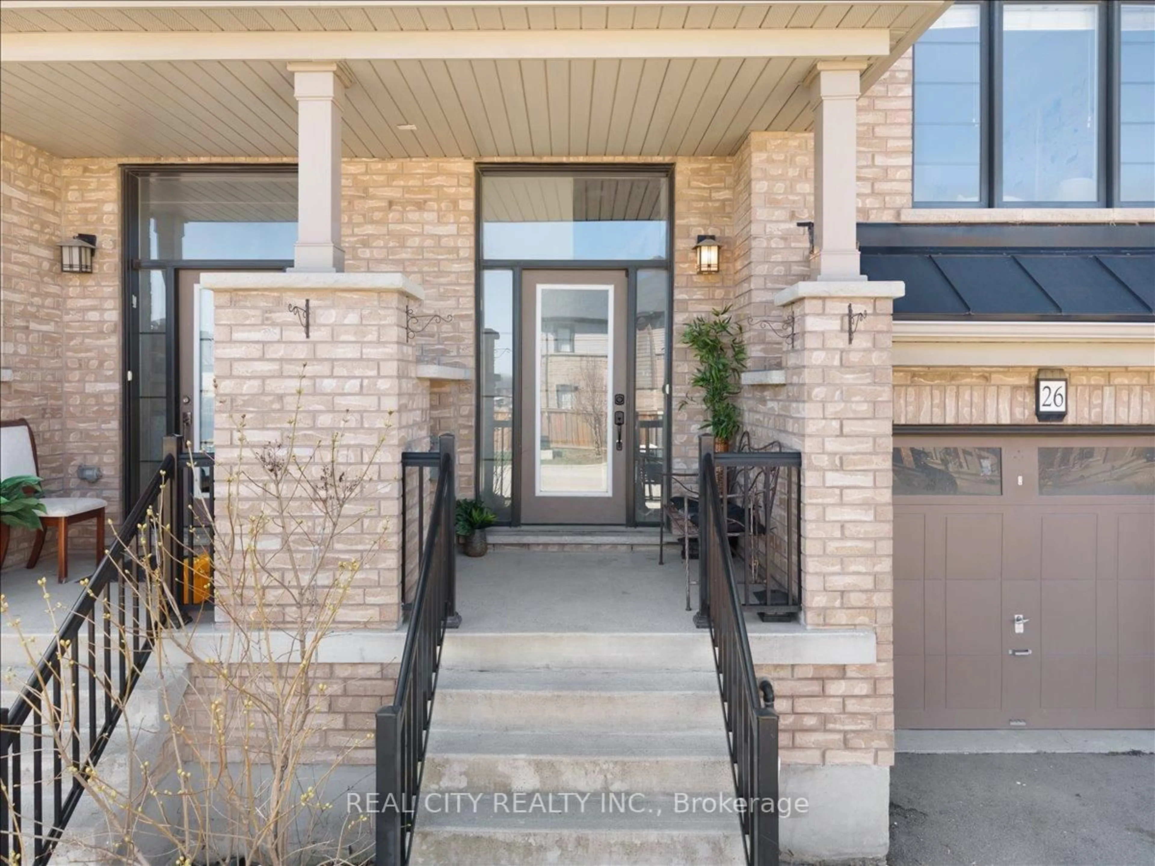 Home with brick exterior material, street for 26 Crafter Cres, Hamilton Ontario L8J 2V5