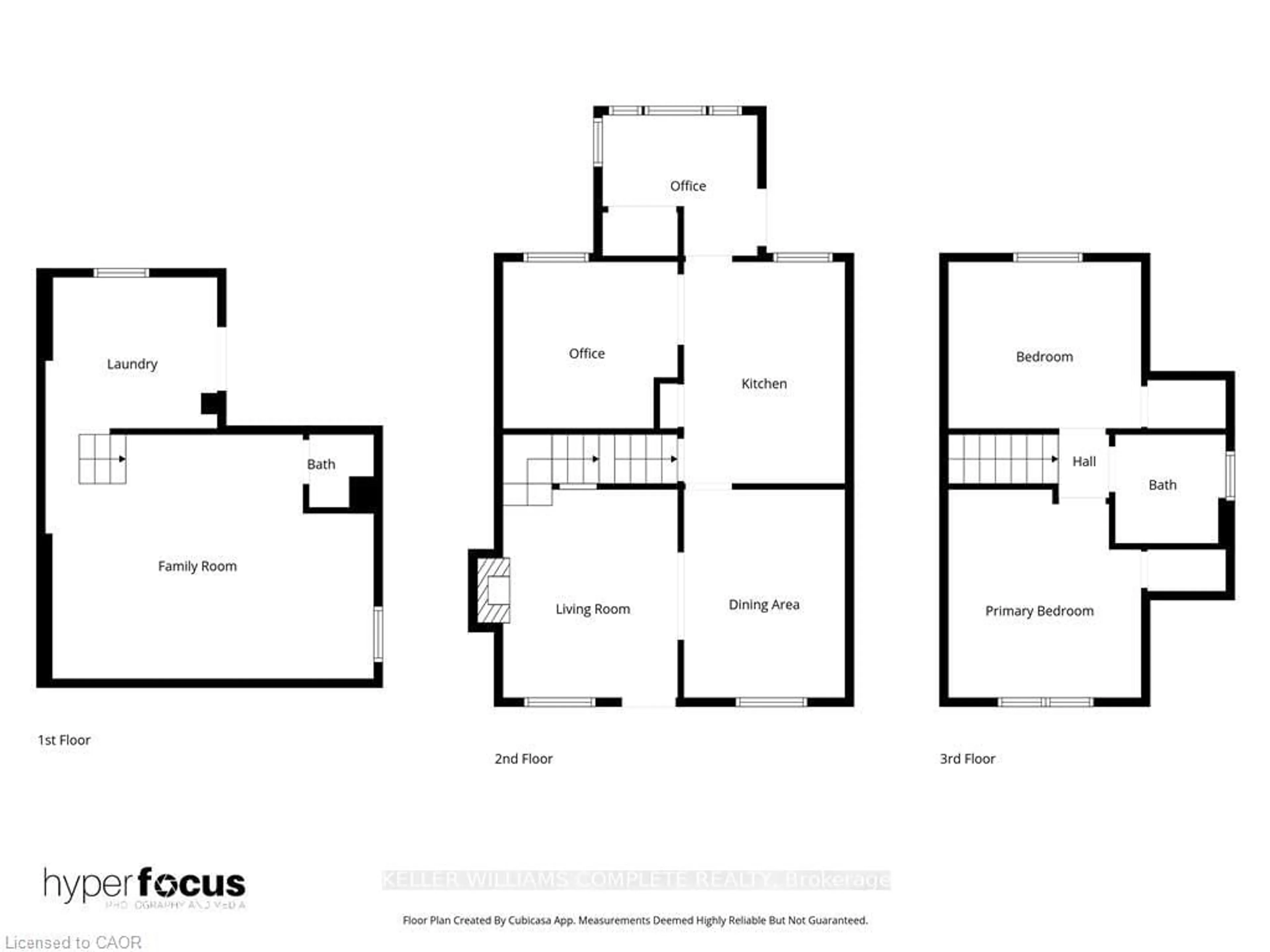 Floor plan for 22 COPE St, Hamilton Ontario L8H 5A9