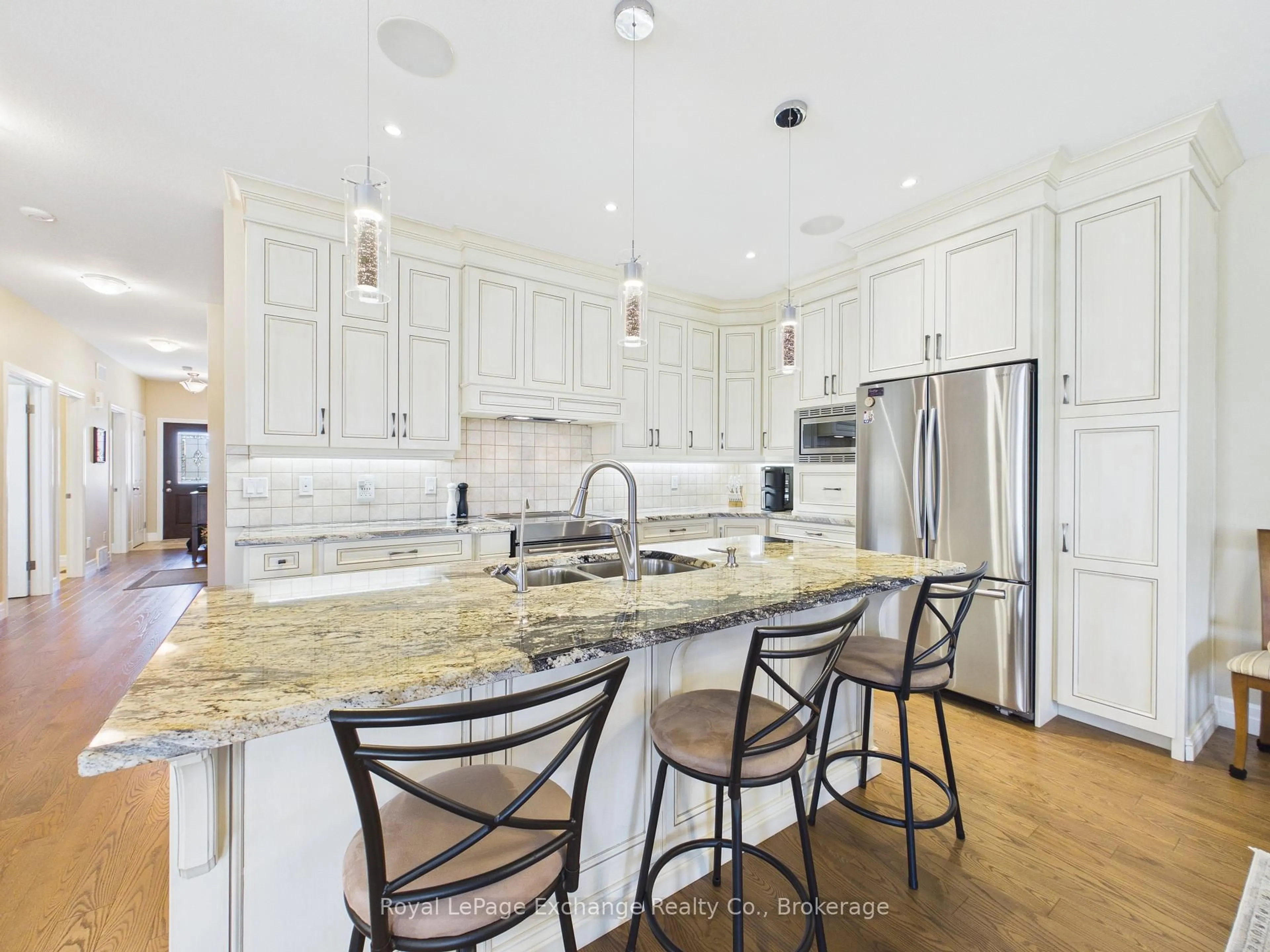 Open concept kitchen, ceramic/tile floor for 189 Wieck Blvd, Kincardine Ontario N2Z 0A9