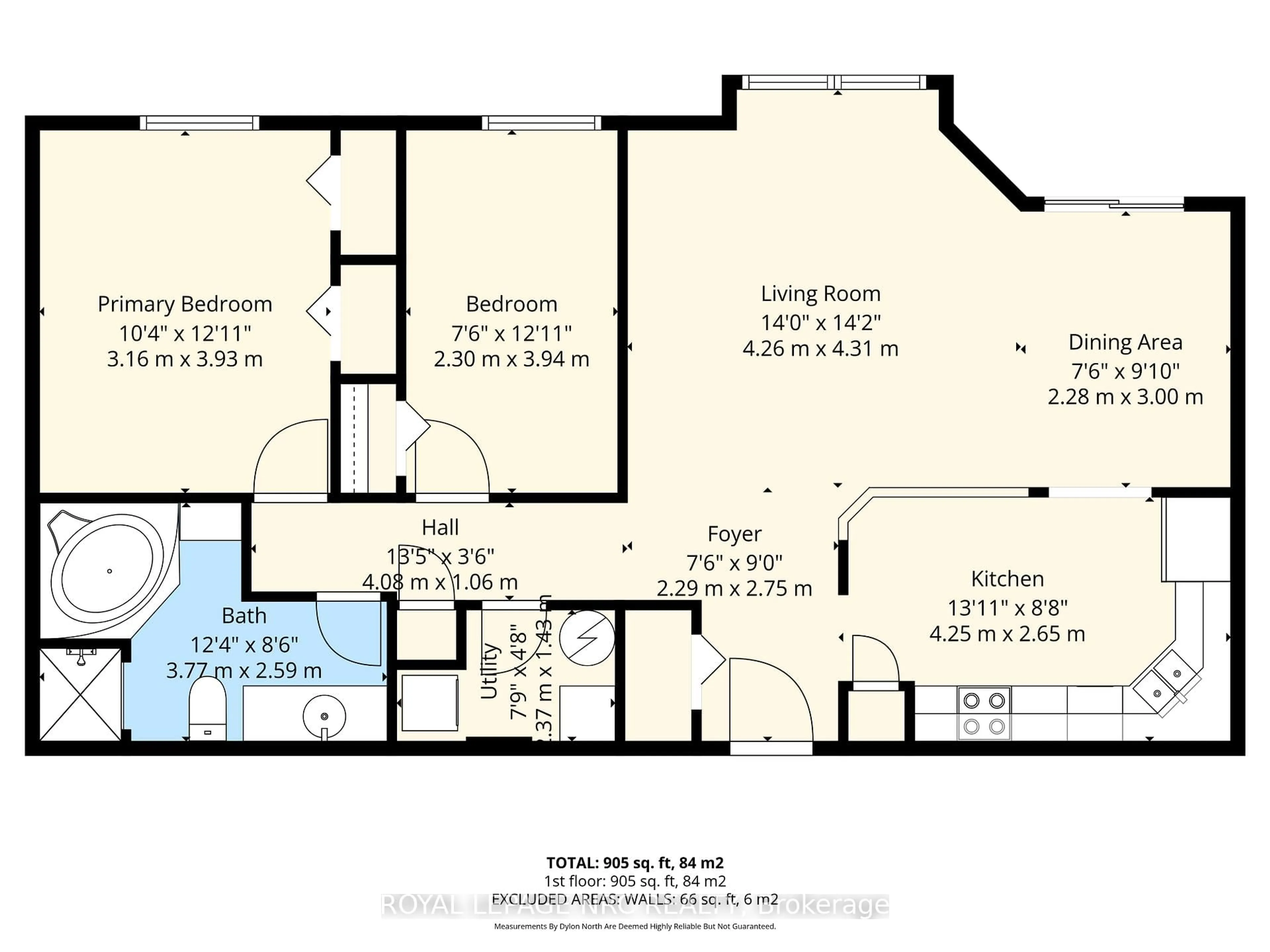 Floor plan for 1061 Vansickle Rd #303B, St. Catharines Ontario L2M 2X4