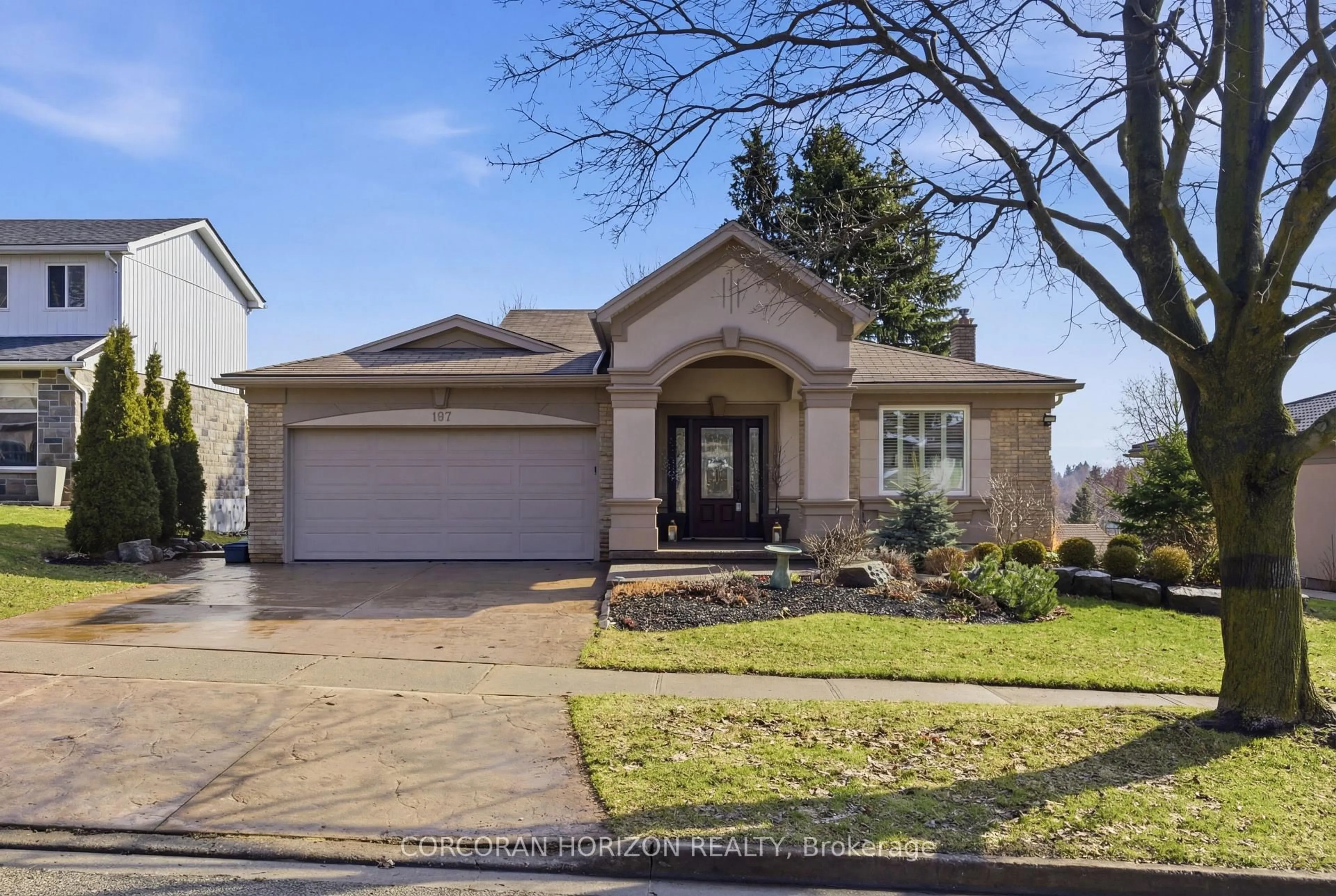 Home with brick exterior material, street for 197 Autumn Hill Cres, Kitchener Ontario N2N 1K9