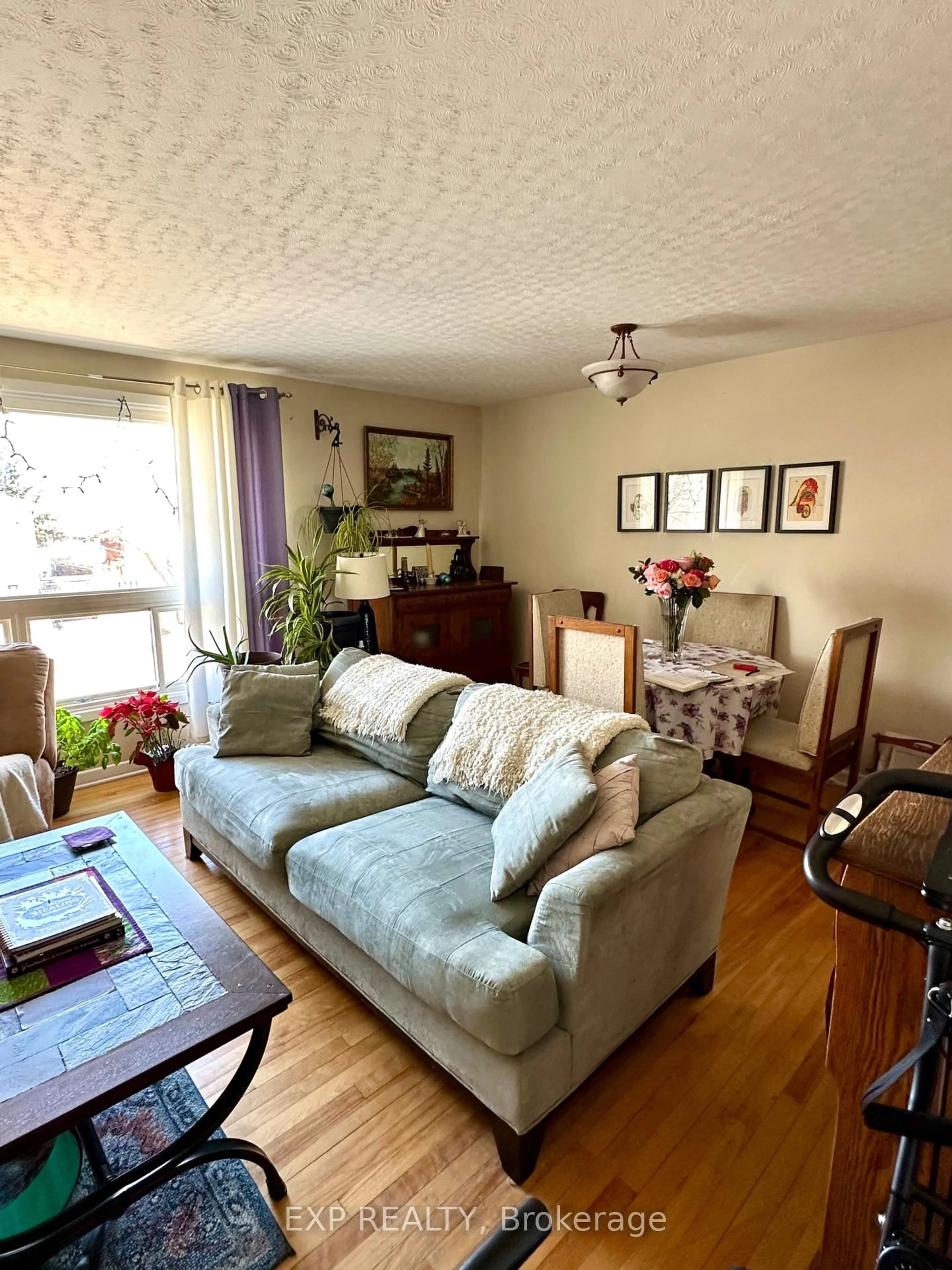 Living room with furniture, wood/laminate floor for 911 PINEWOOD Cres, Ottawa Ontario K2B 5Y3
