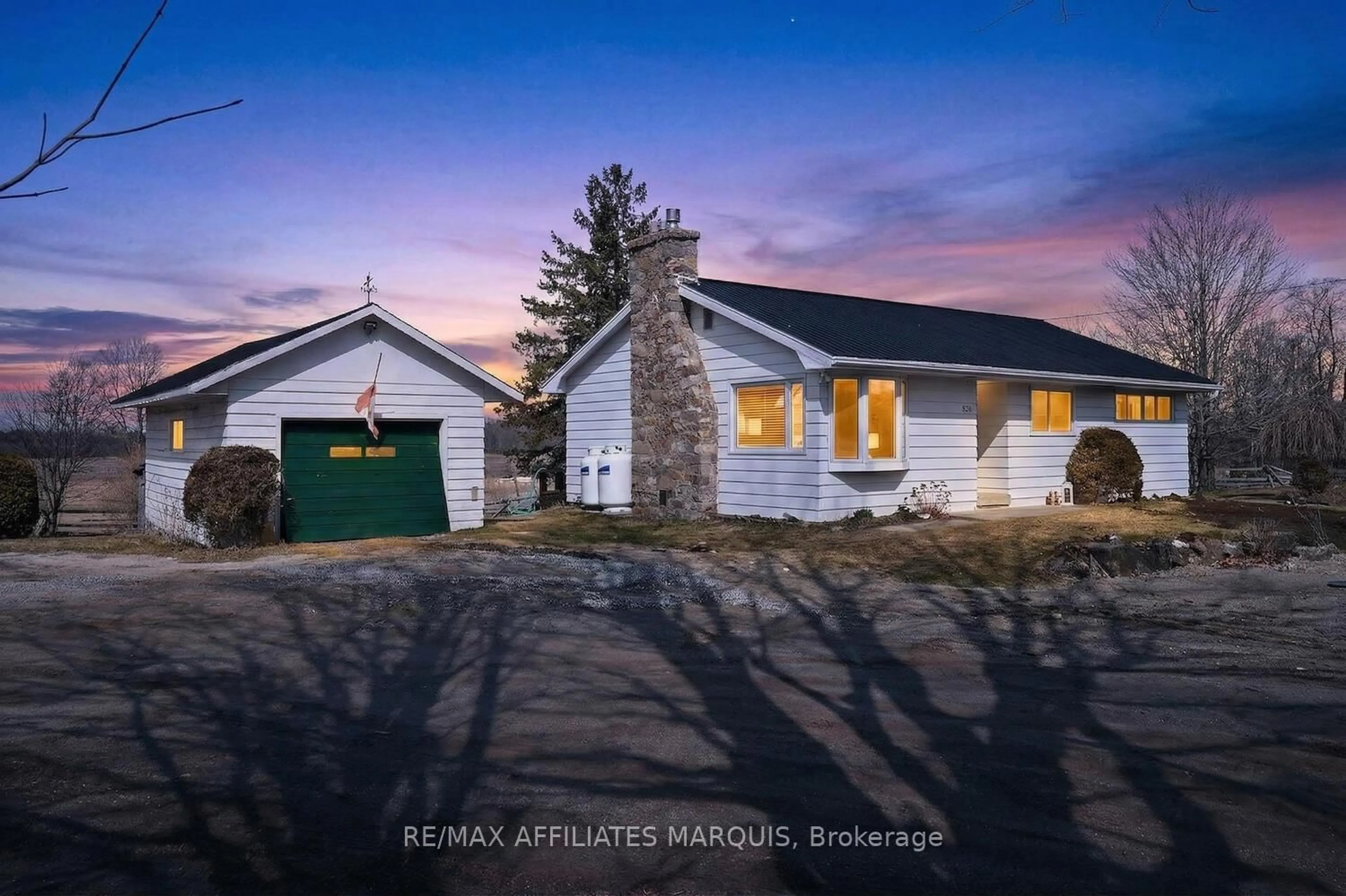 Home with vinyl exterior material, street for 826 Highway 15 Rd, Rideau Lakes Ontario K0G 1L0