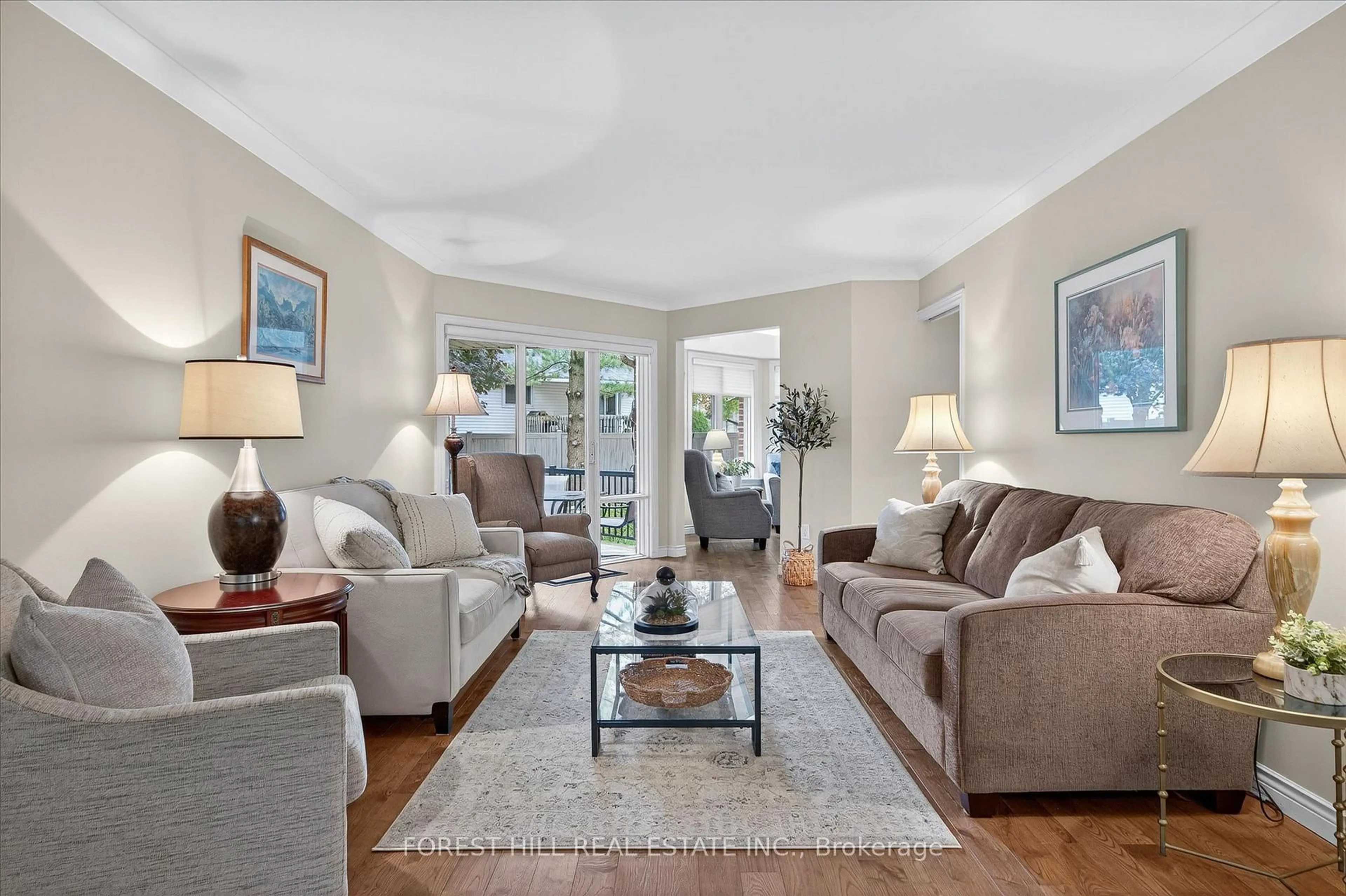 Living room with furniture, unknown for 1121 Armour Rd #35, Peterborough Ontario K9J 6Y1