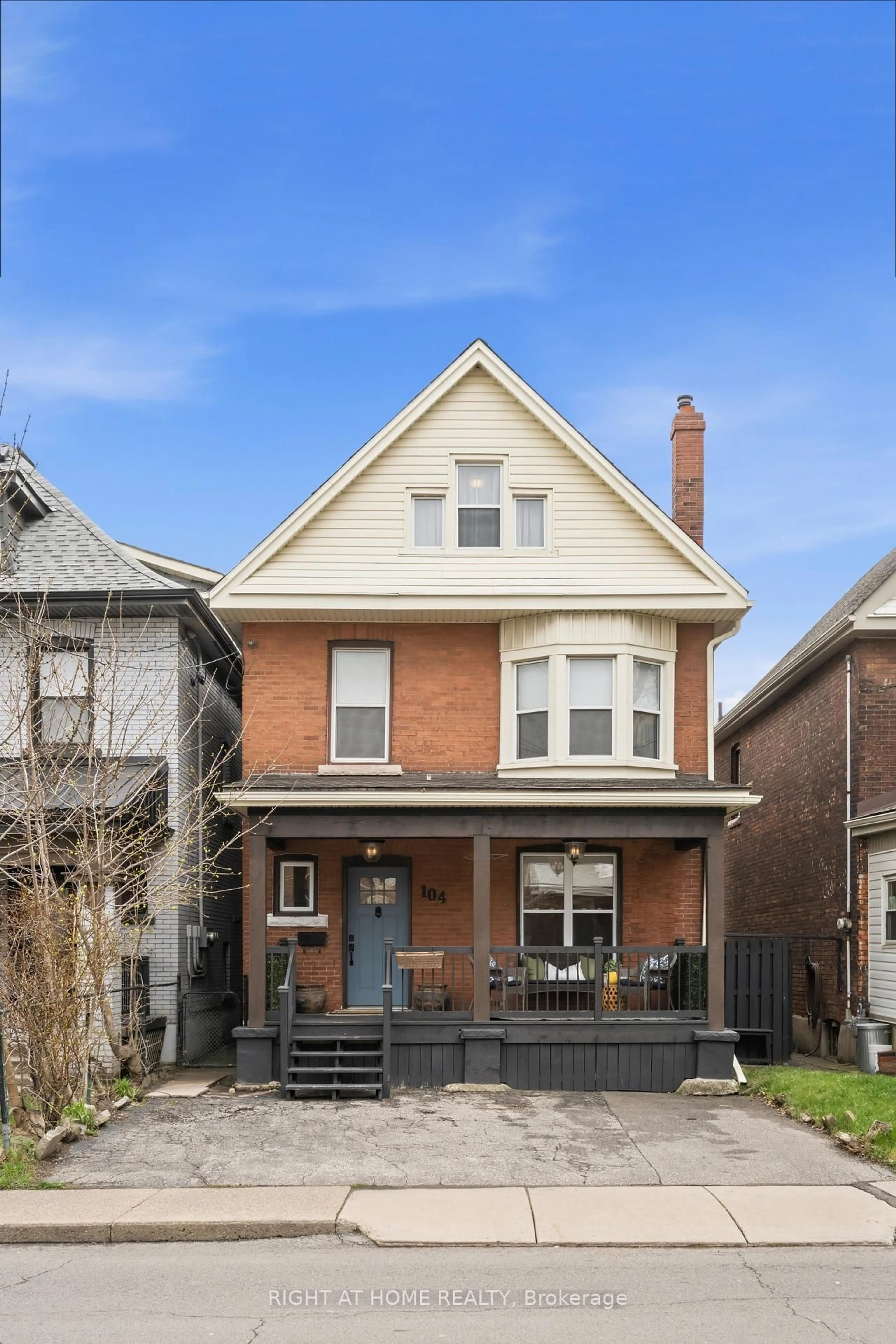 Home with brick exterior material, street for 104 Barnesdale Ave, Hamilton Ontario L8L 6S5