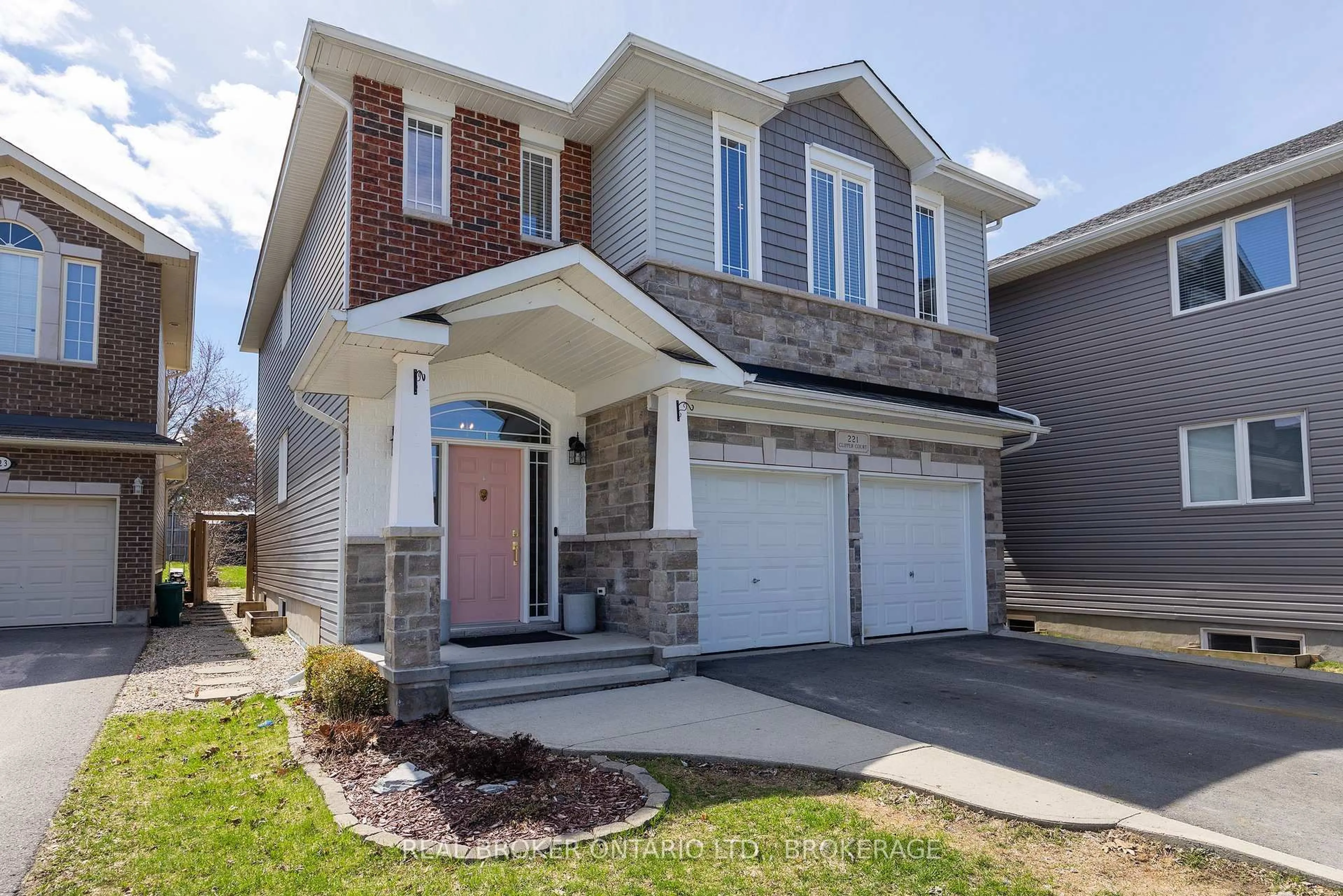 Home with brick exterior material, street for 221 CLIPPER Crt, Kingston Ontario K7K 7J9