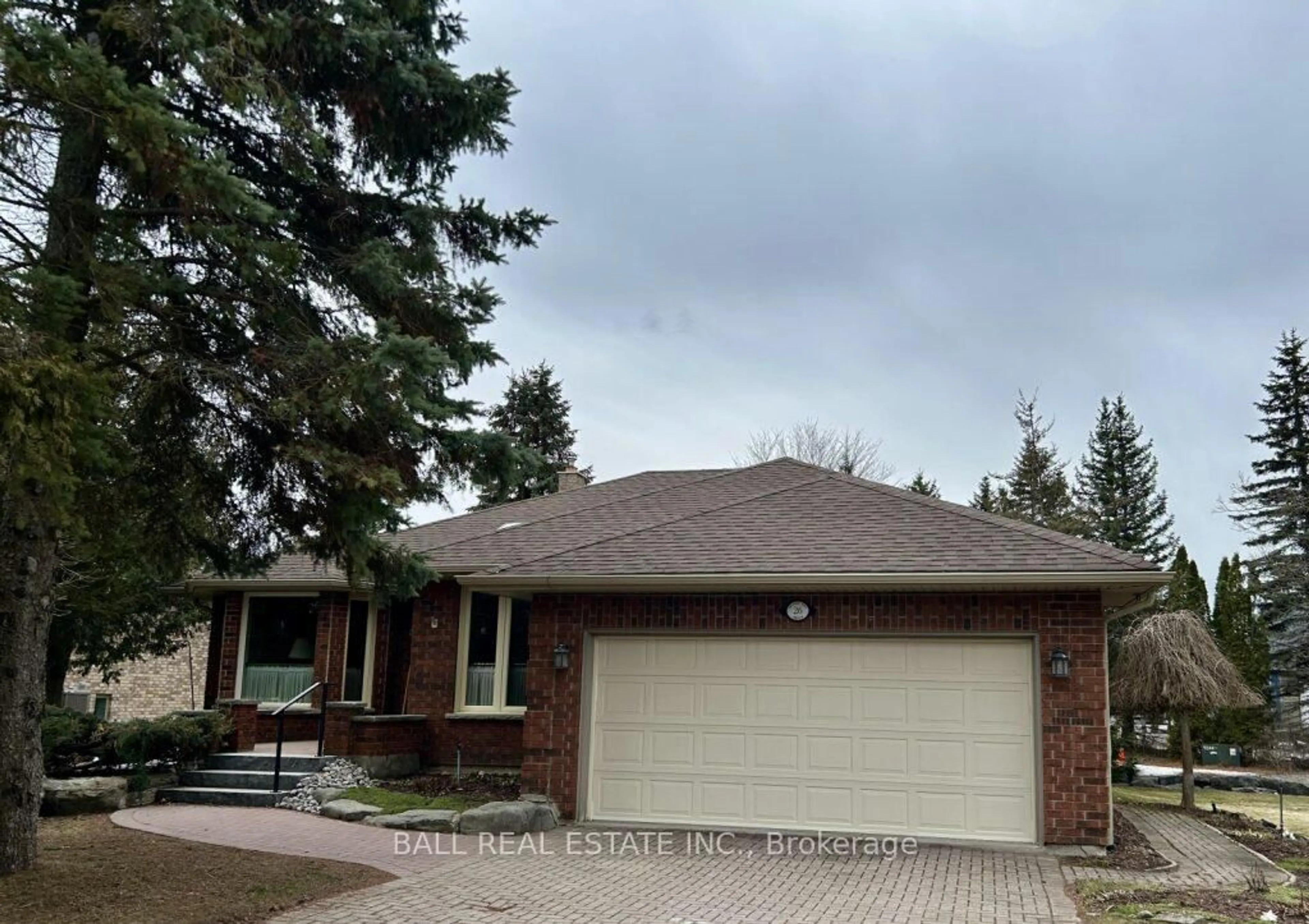 Home with brick exterior material, street for 26 Island Bay Dr, Kawartha Lakes Ontario K0M 1A0