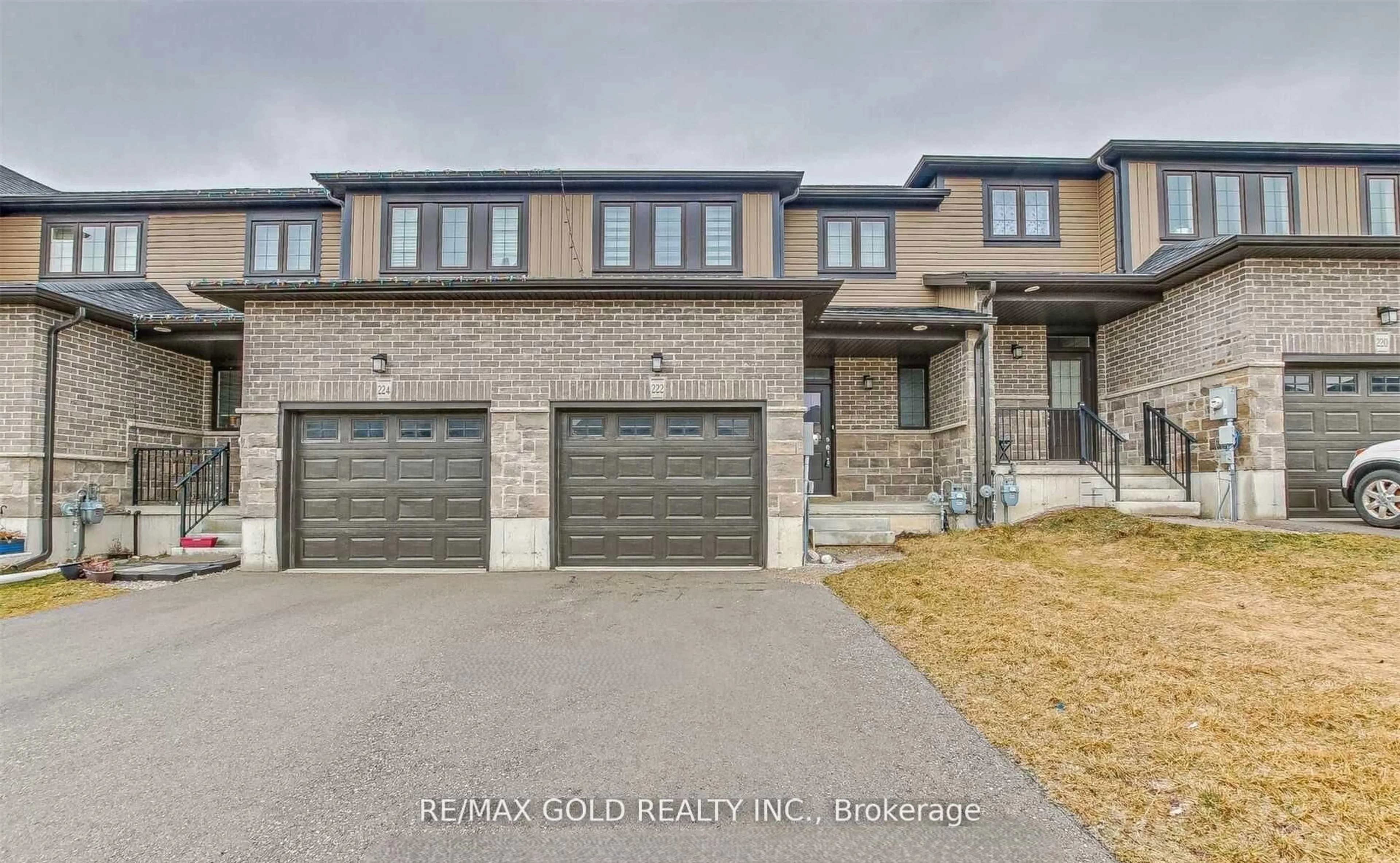 Home with brick exterior material, street for 222 Links Cres, Woodstock Ontario N4T 0M1