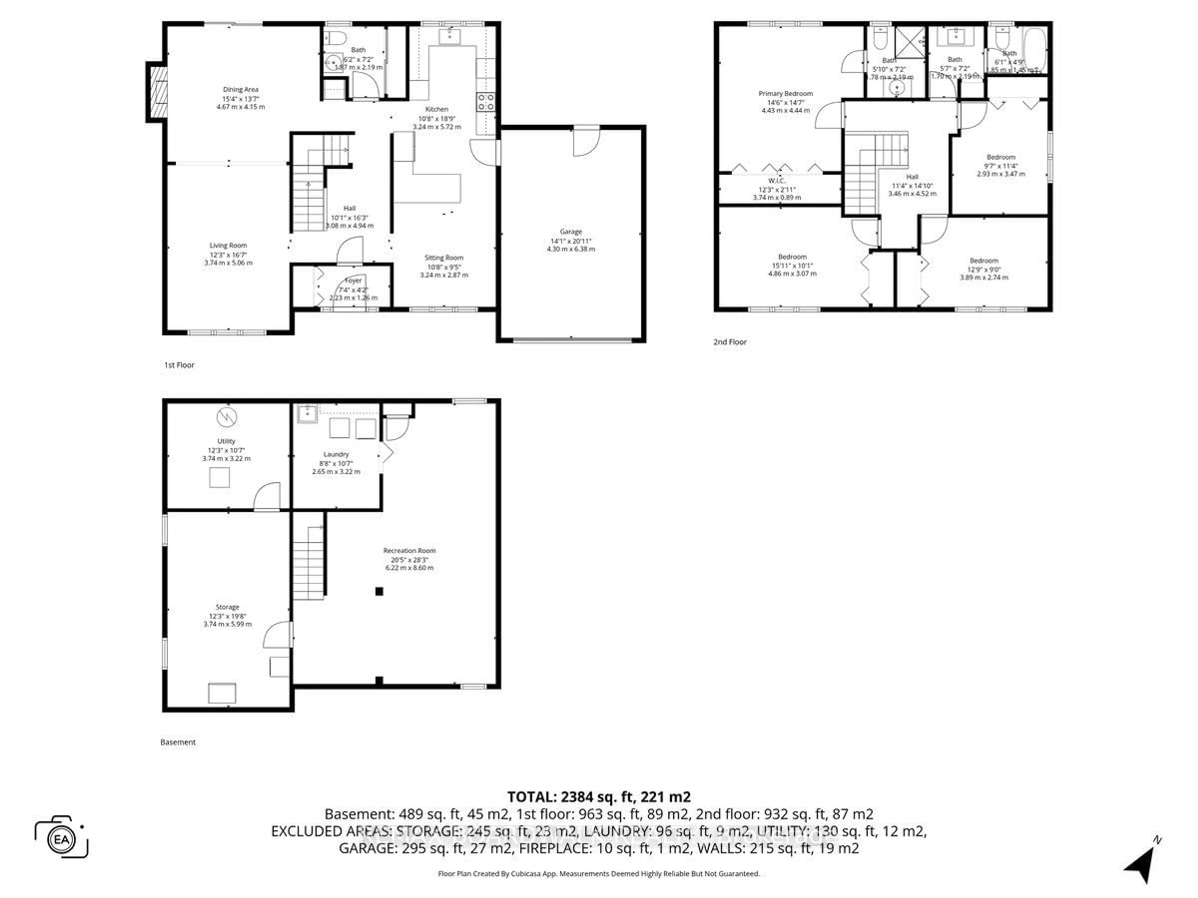 Floor plan for 1912 Oakdean Cres, Ottawa Ontario K1J 6H3
