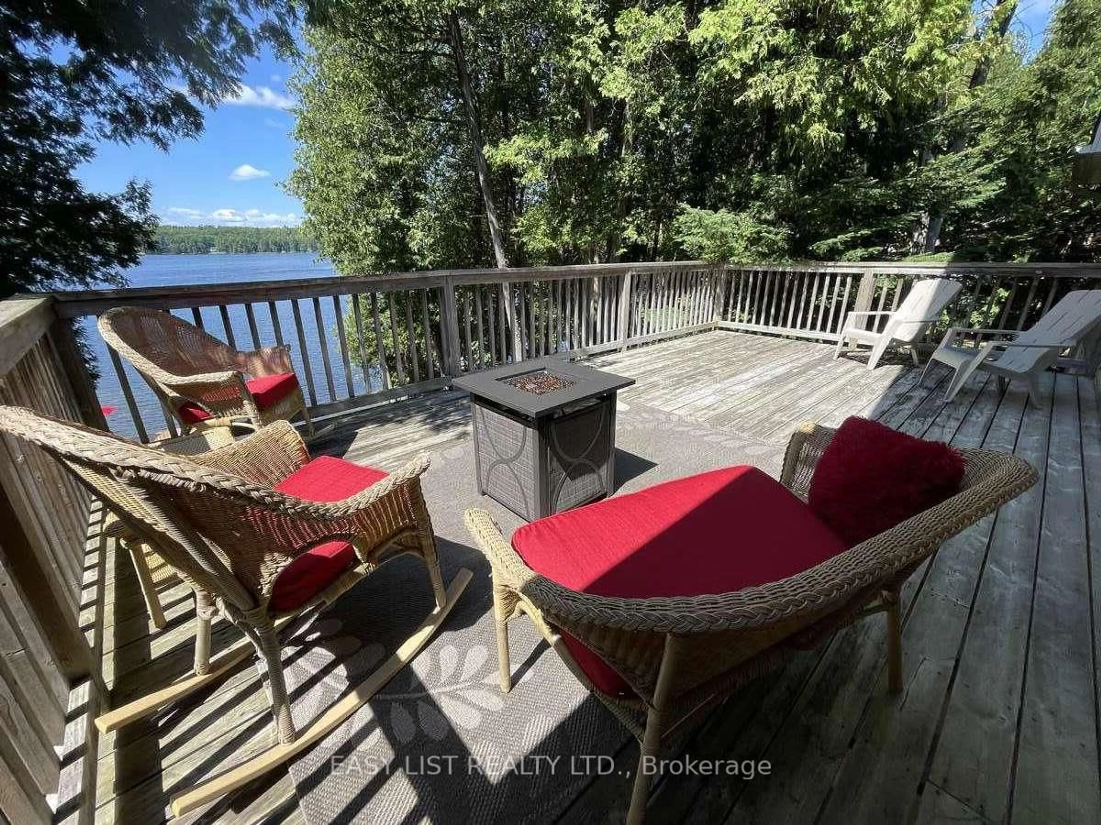 Patio, water/lake/river/ocean view for 1990 White Lake Rd, Douro-Dummer Ontario K0L 2H0
