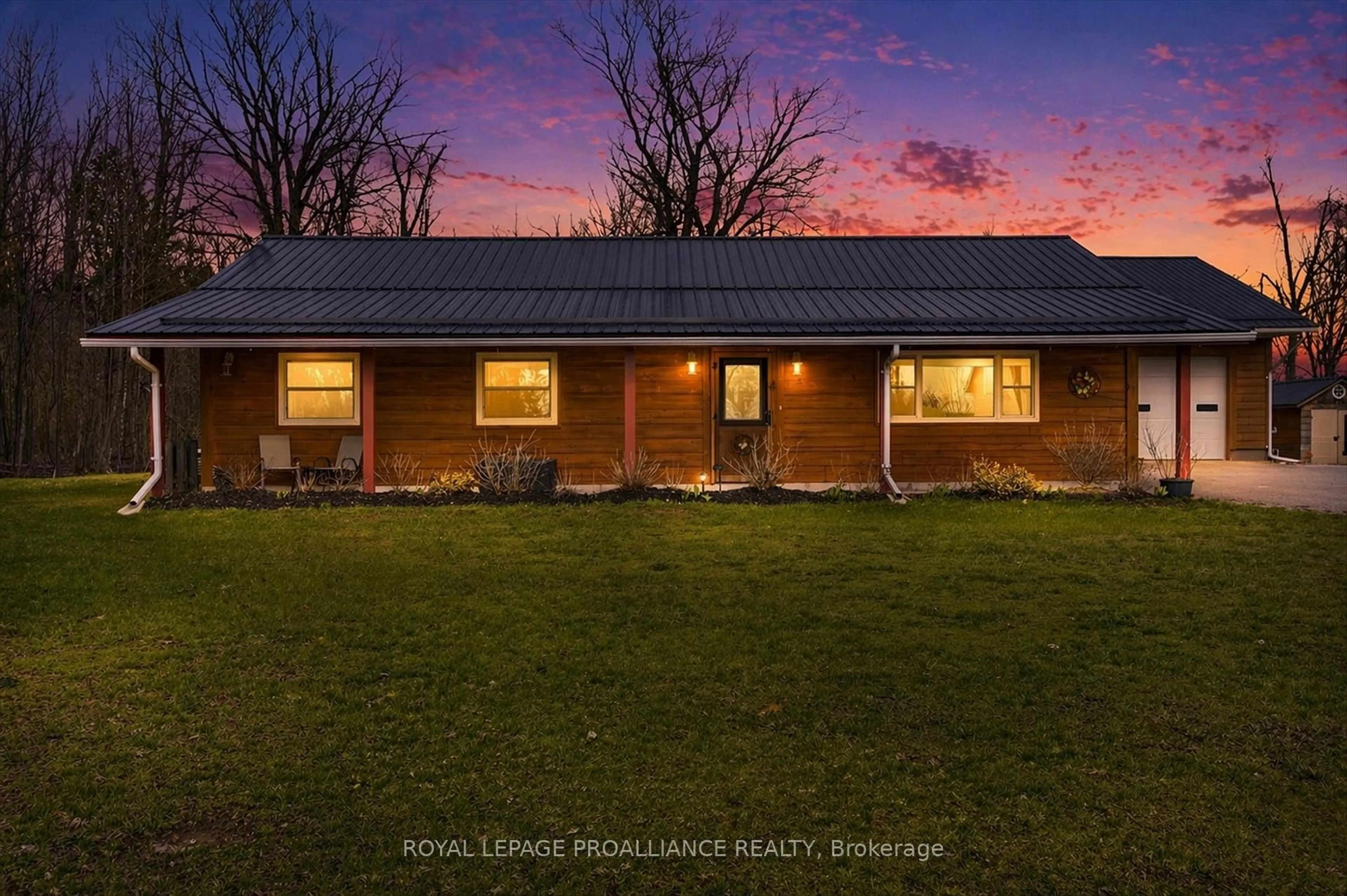 A pic from outside/outdoor area/front of a property/back of a property/a pic from drone, building for 244 Flynn's Rd, Trent Lakes Ontario K0L 1J0