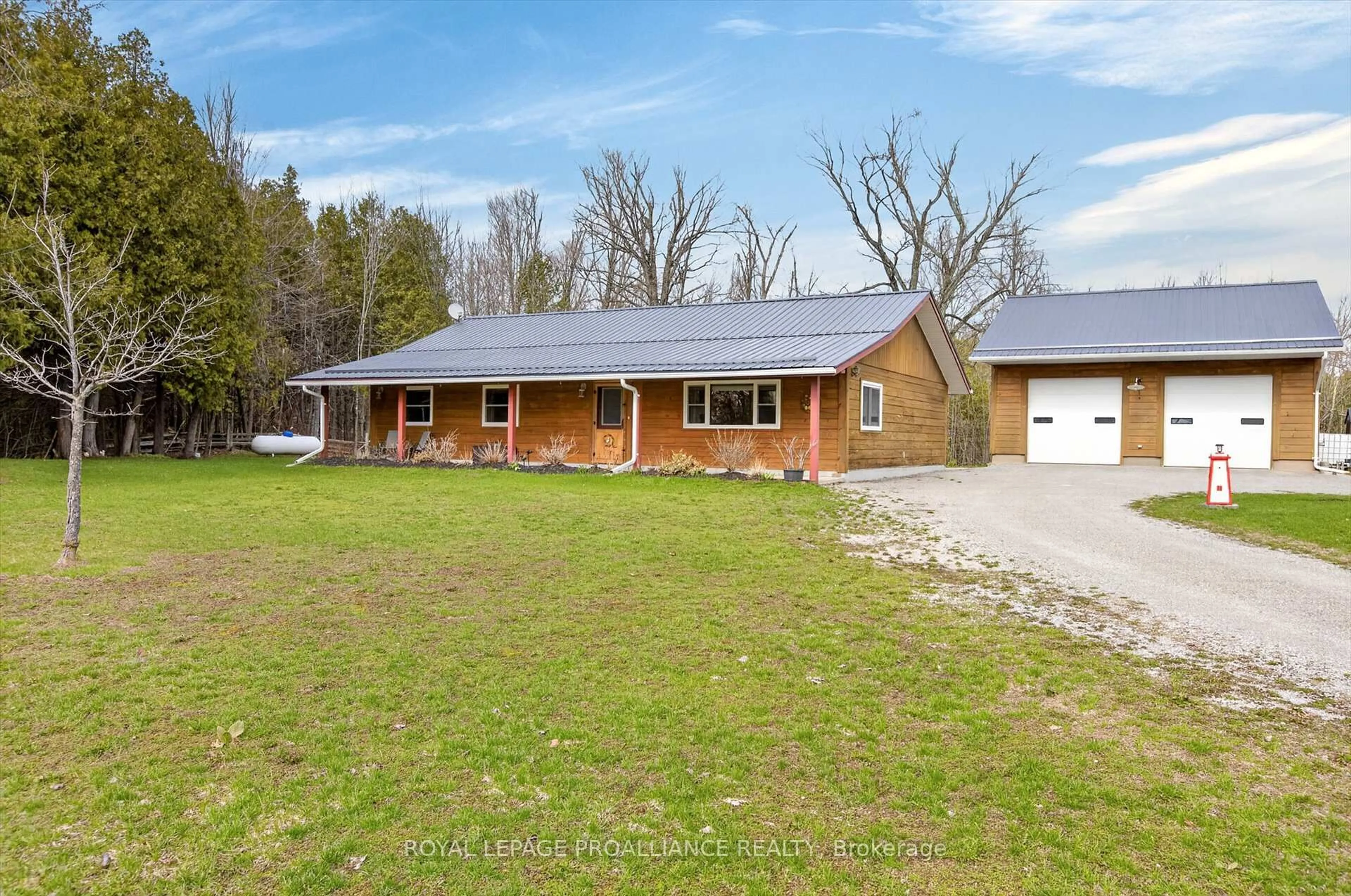 A pic from outside/outdoor area/front of a property/back of a property/a pic from drone, unknown for 244 Flynn's Rd, Trent Lakes Ontario K0L 1J0