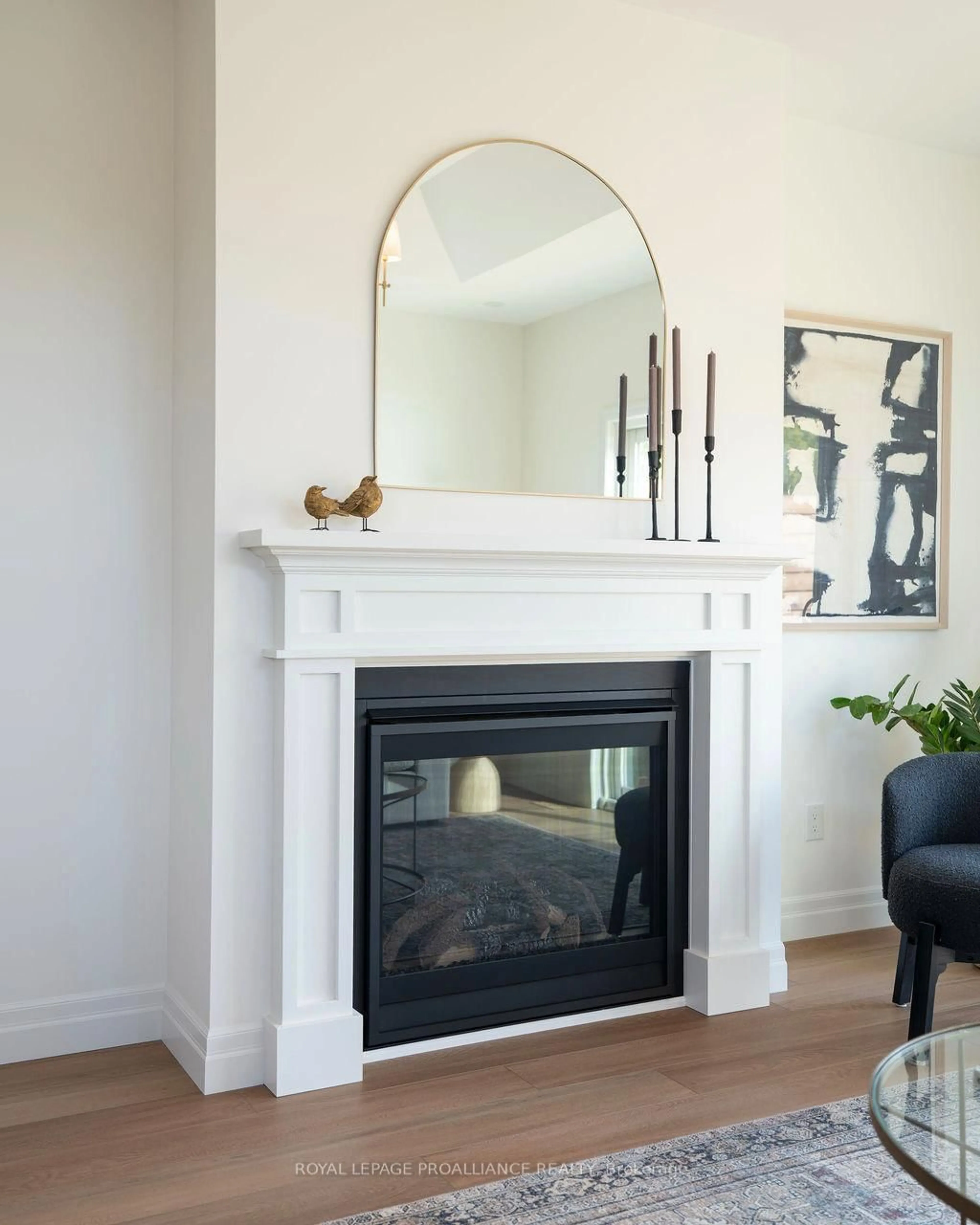 Living room with furniture, wood/laminate floor for 175 Pomeroy Ave, Tweed Ontario K0K 3J0