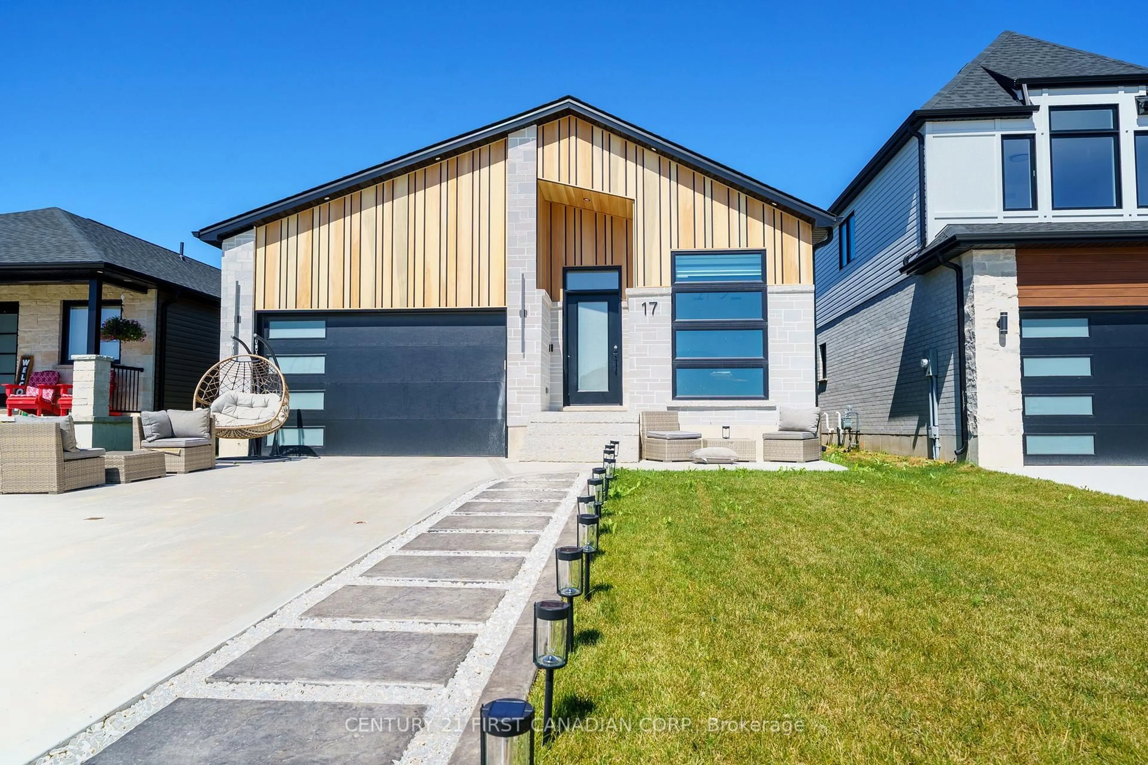 Home with brick exterior material, street for 17 Sheldabren St, North Middlesex Ontario N0M 1A0