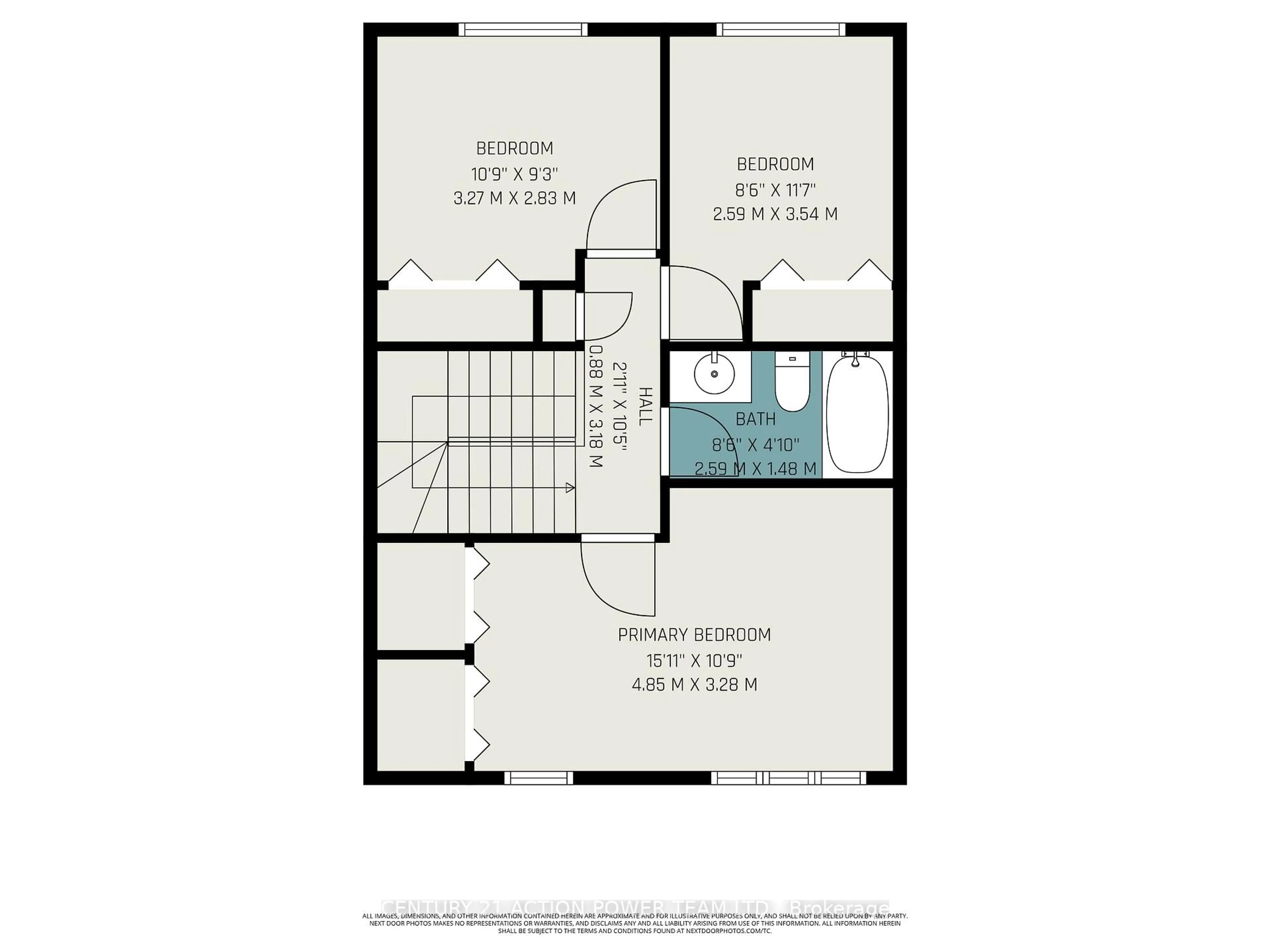 Floor plan for 18 TEESWATER St, Ottawa Ontario K2K 2W9