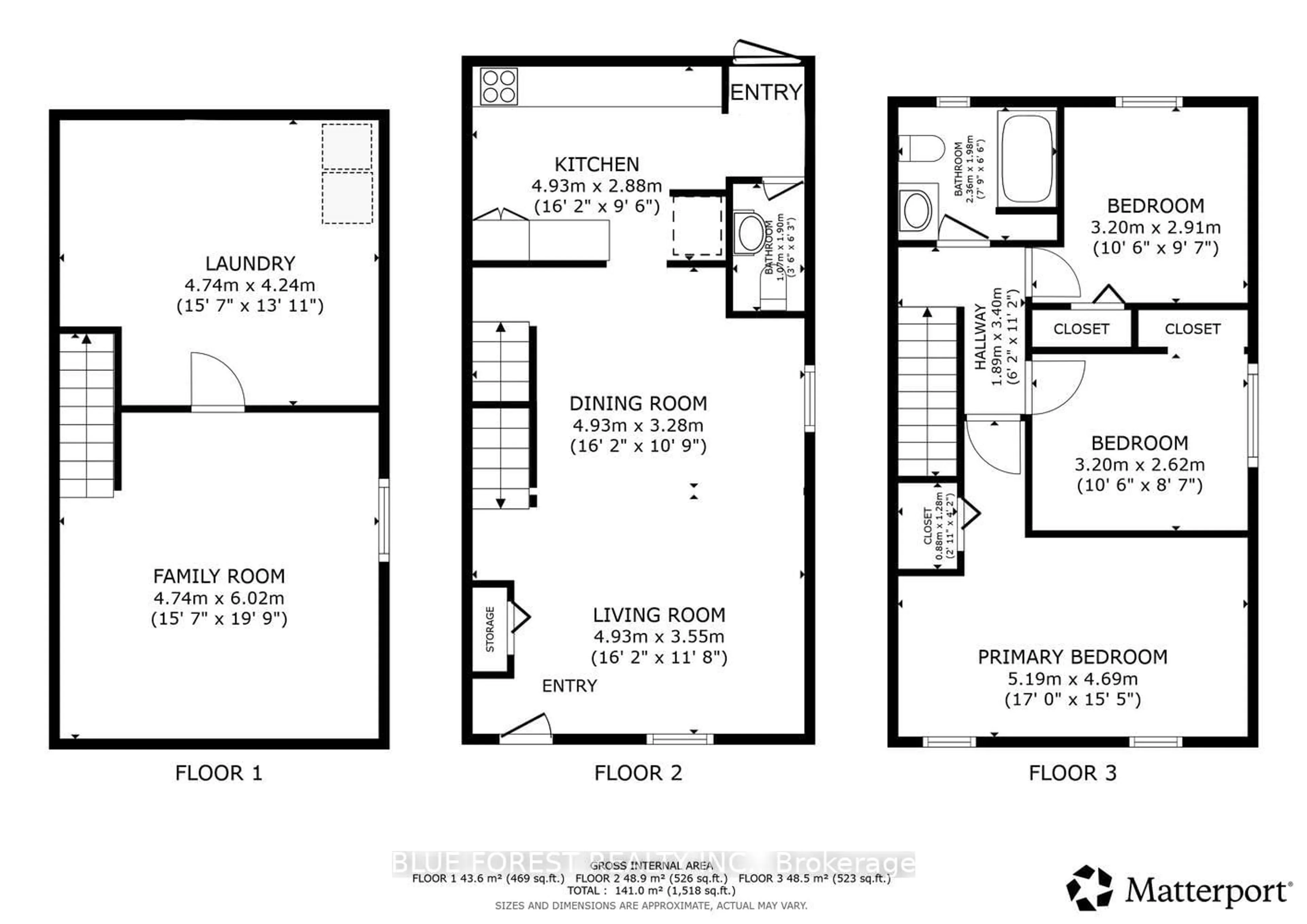 Floor plan for 3 Lacey Cres, London South Ontario N6E 2E6