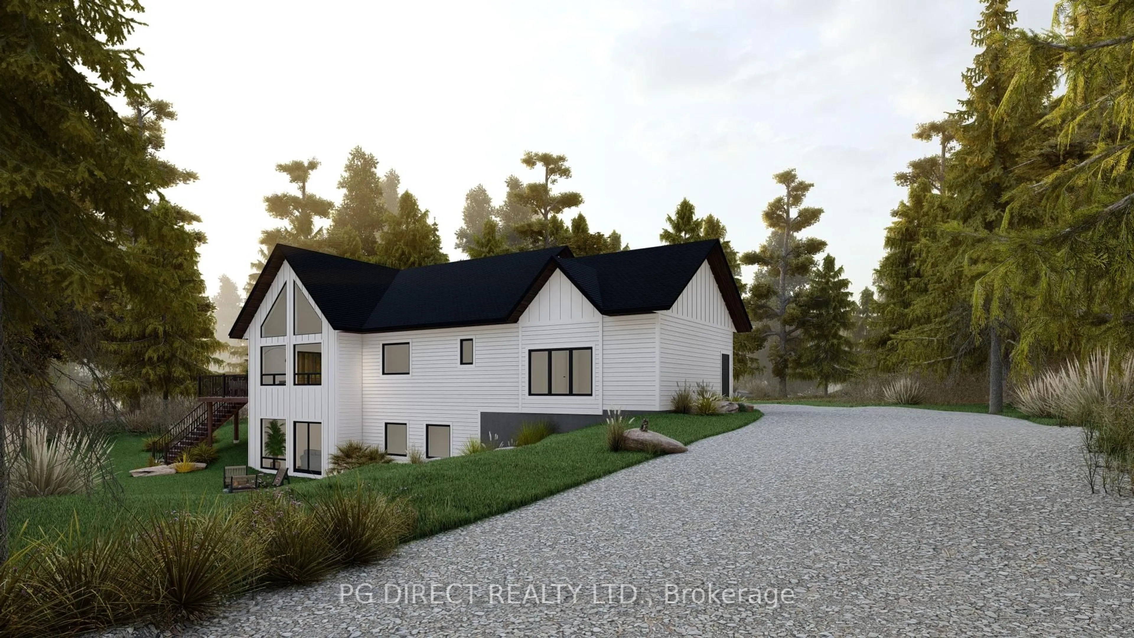 A pic from outside/outdoor area/front of a property/back of a property/a pic from drone, unknown for 35 Starcrest Dr, Minden Hills Ontario K0M 1S0