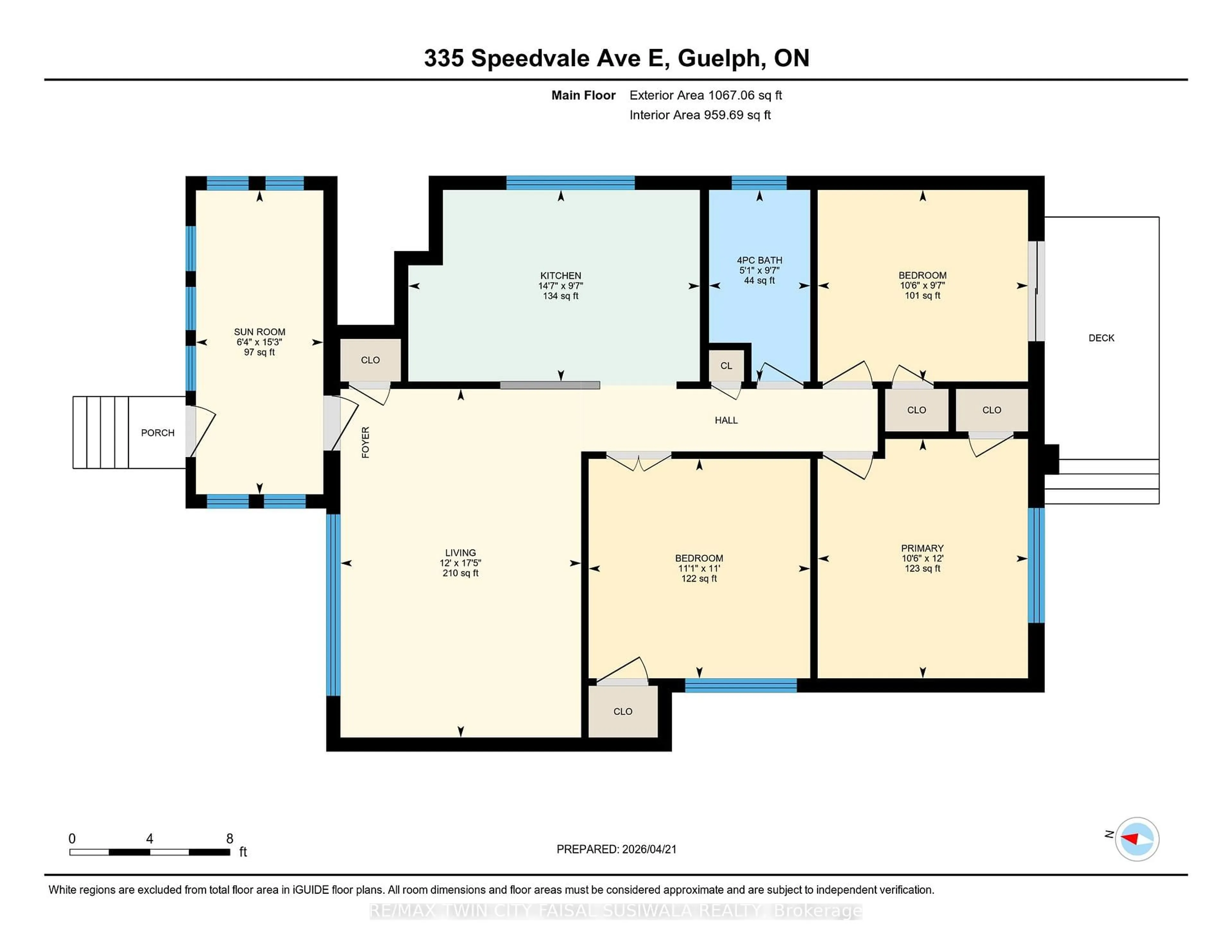 Floor plan for 335 SPEEDVALE Ave, Guelph Ontario N1E 1N6