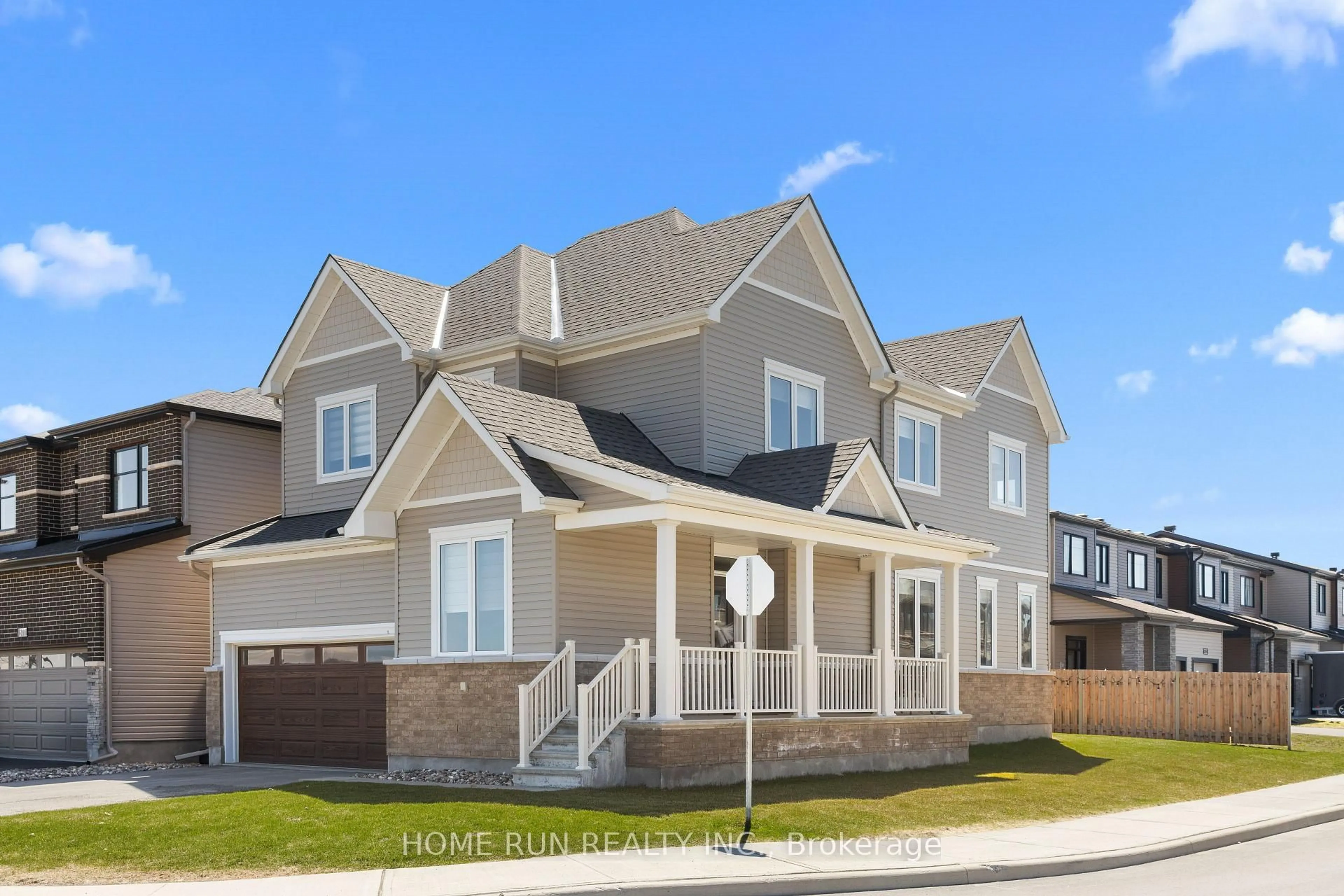 Home with brick exterior material, street for 320 Basalt Lane, Kanata Ontario K2T 0P9