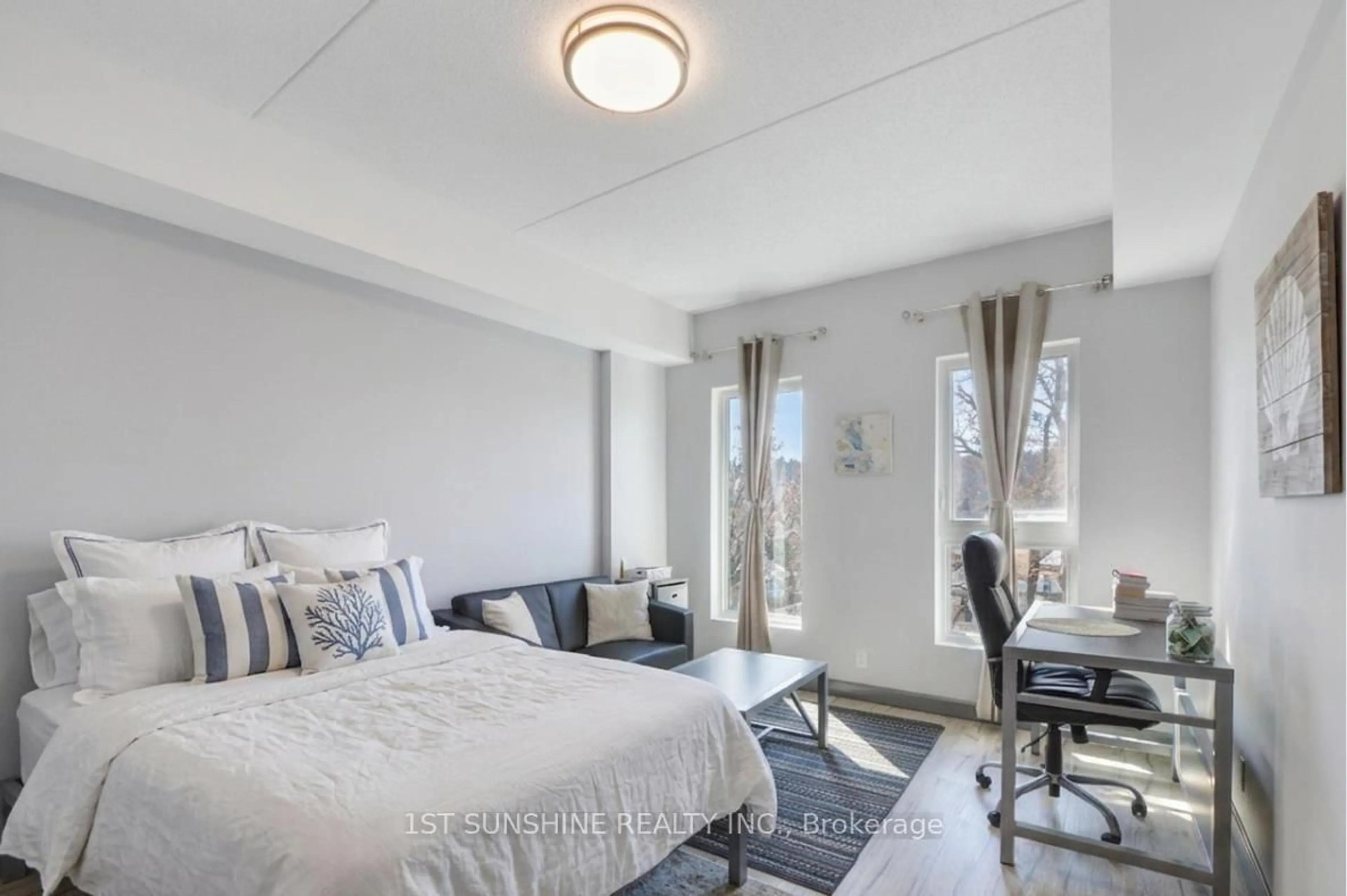 Bedroom with bed, unknown for 77 Leland St #414, Hamilton Ontario L8S 3A1