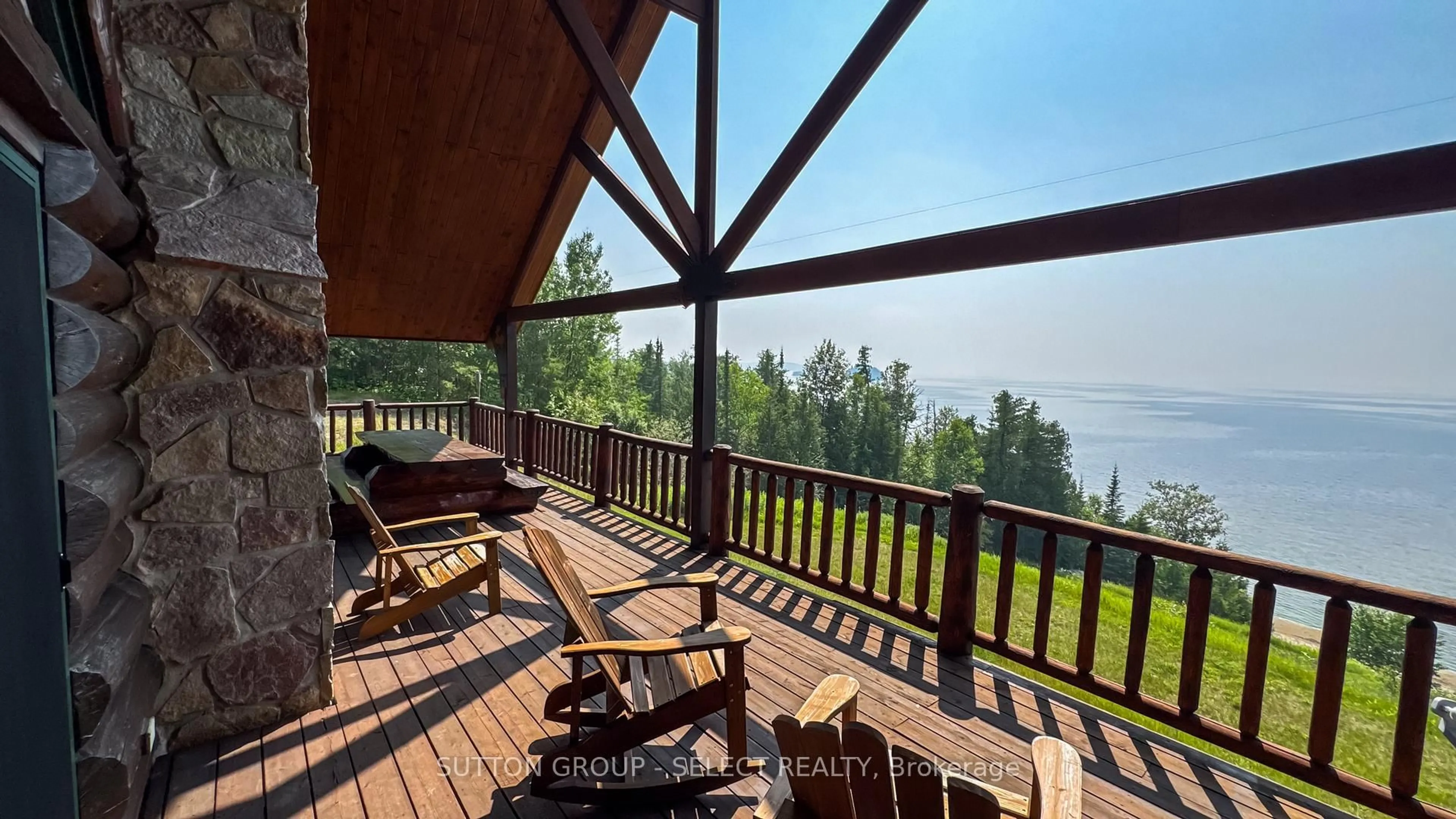 Patio, water/lake/river/ocean view for 21 Peter Dr, Greenstone Ontario P0T 1G0