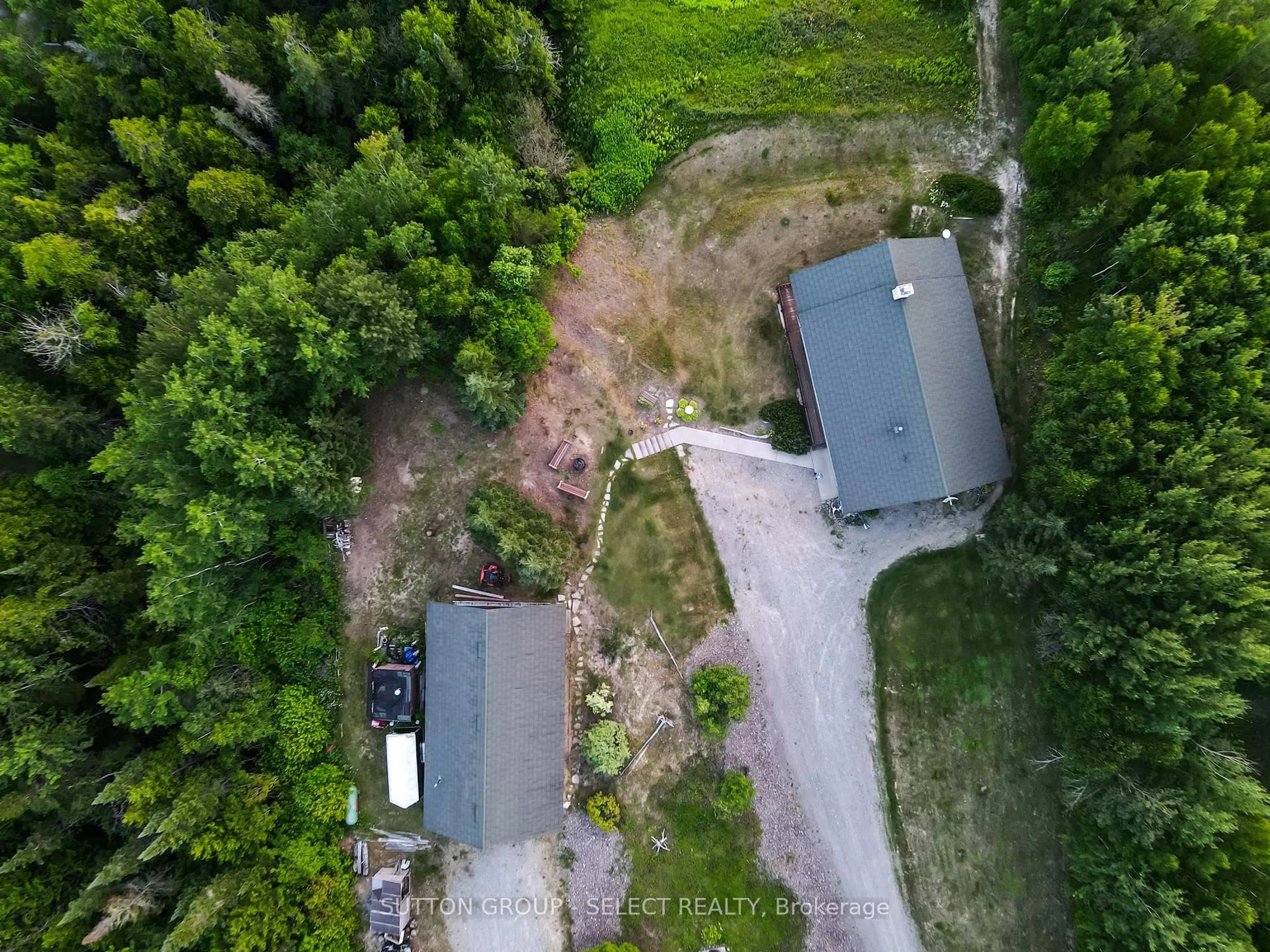 A pic from outside/outdoor area/front of a property/back of a property/a pic from drone, forest/trees view for 21 Peter Dr, Greenstone Ontario P0T 1G0