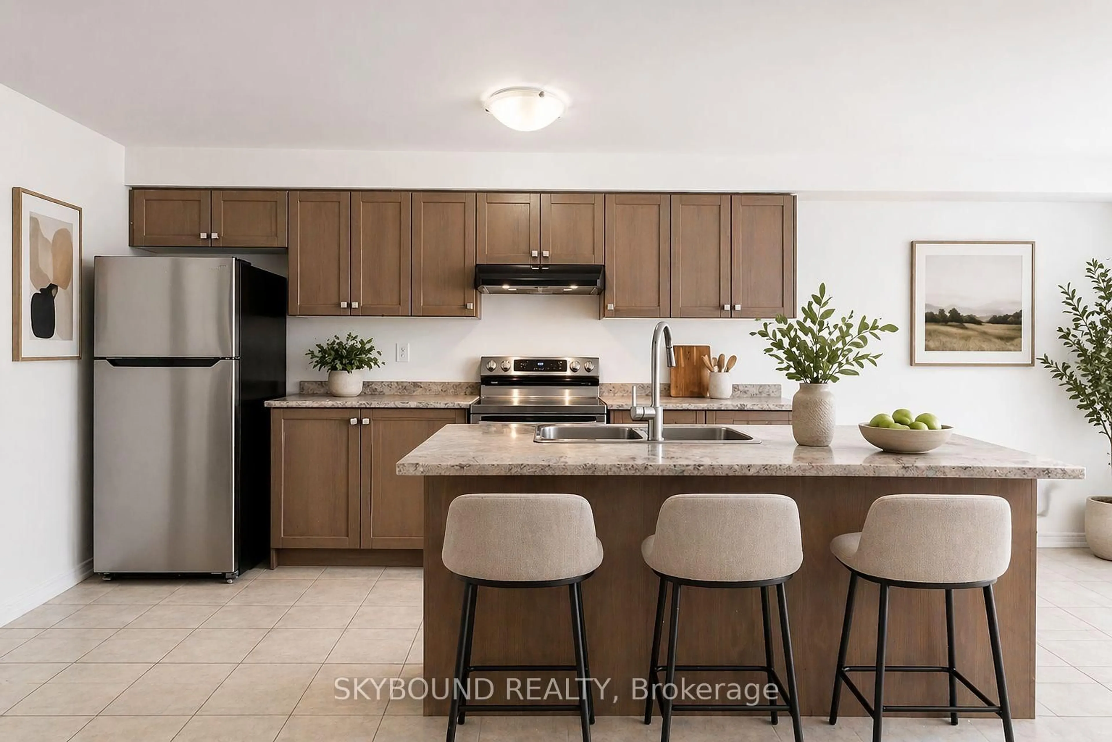 Standard kitchen, ceramic/tile floor for 70 Munro Circ, Brantford Ontario N3T 0R5