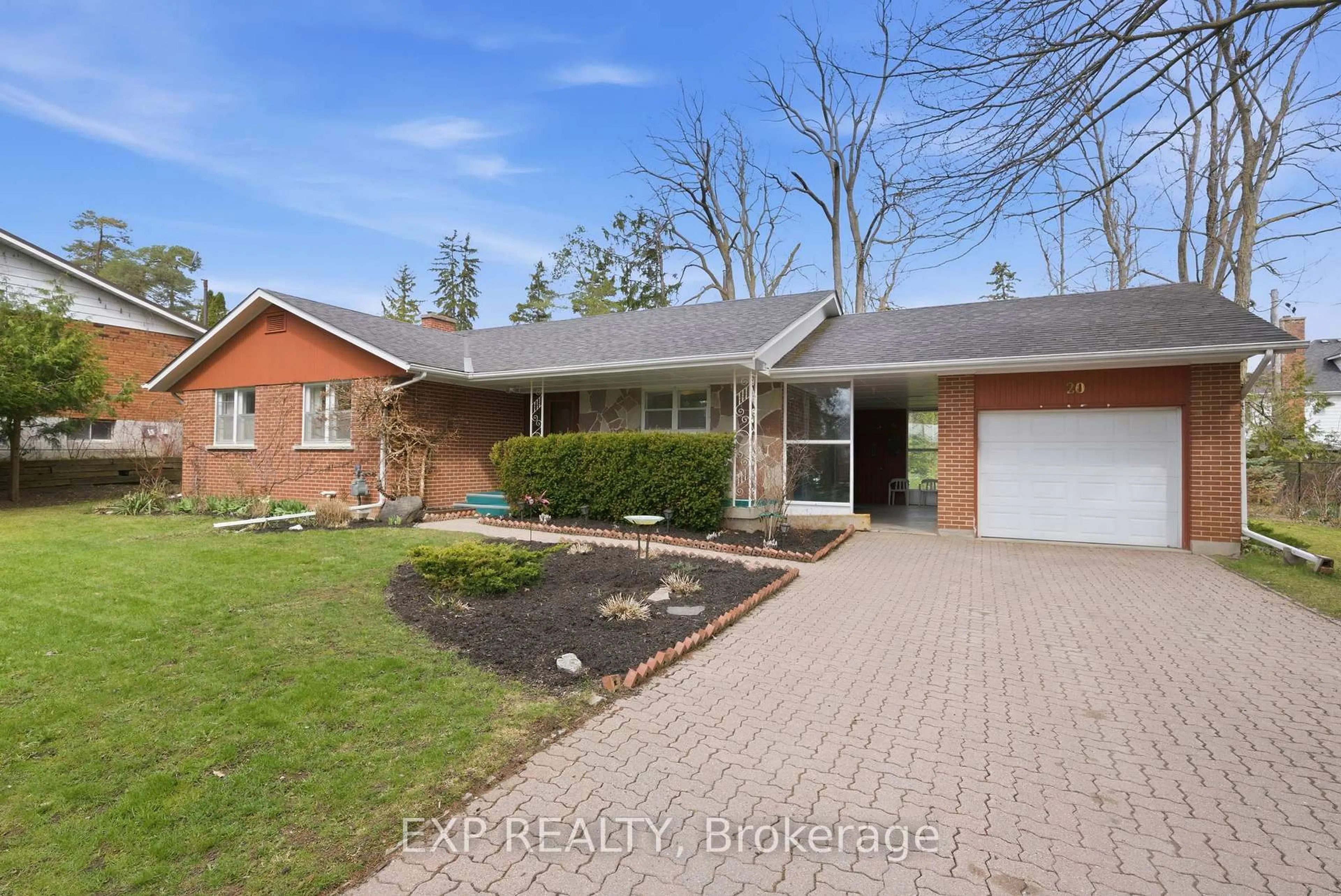 Home with brick exterior material, street for 20 Roosevelt St, Kawartha Lakes Ontario K9V 2X7