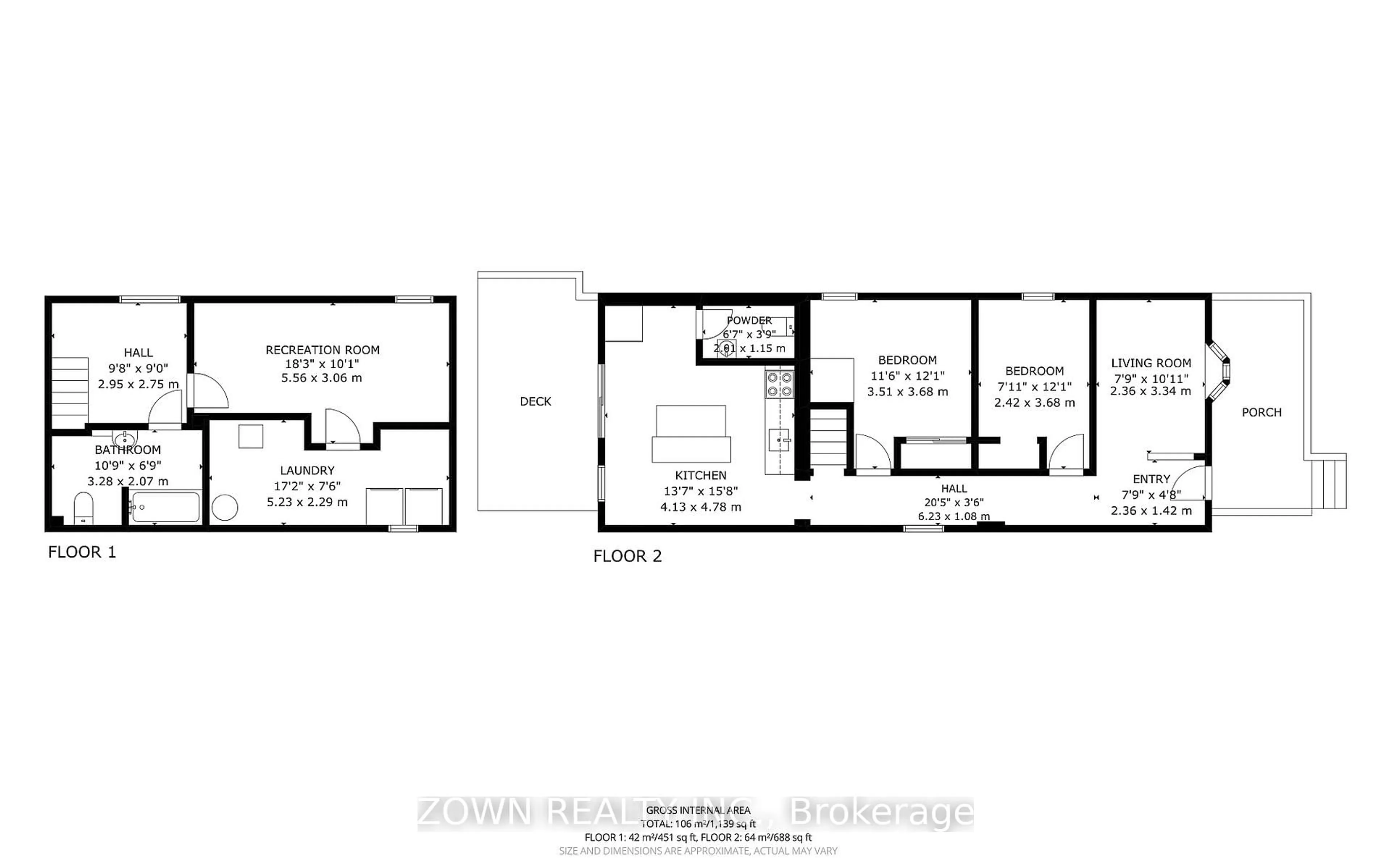 Floor plan for 111 Hillyard St, Hamilton Ontario L8L 6B5