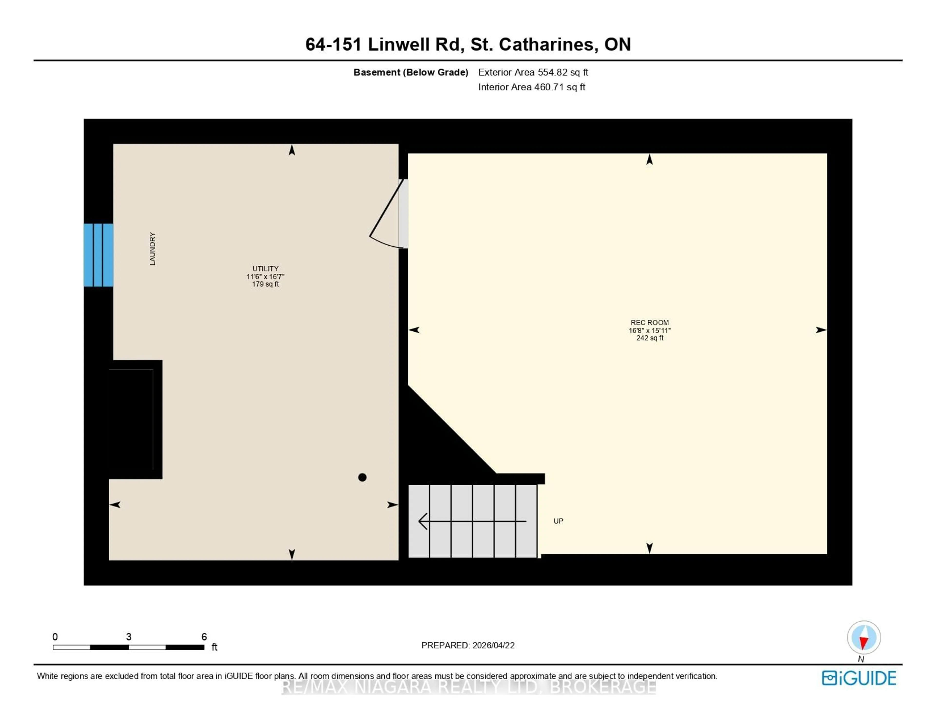 Floor plan for 151 Linwell Rd #64, St. Catharines Ontario L2N 6P3