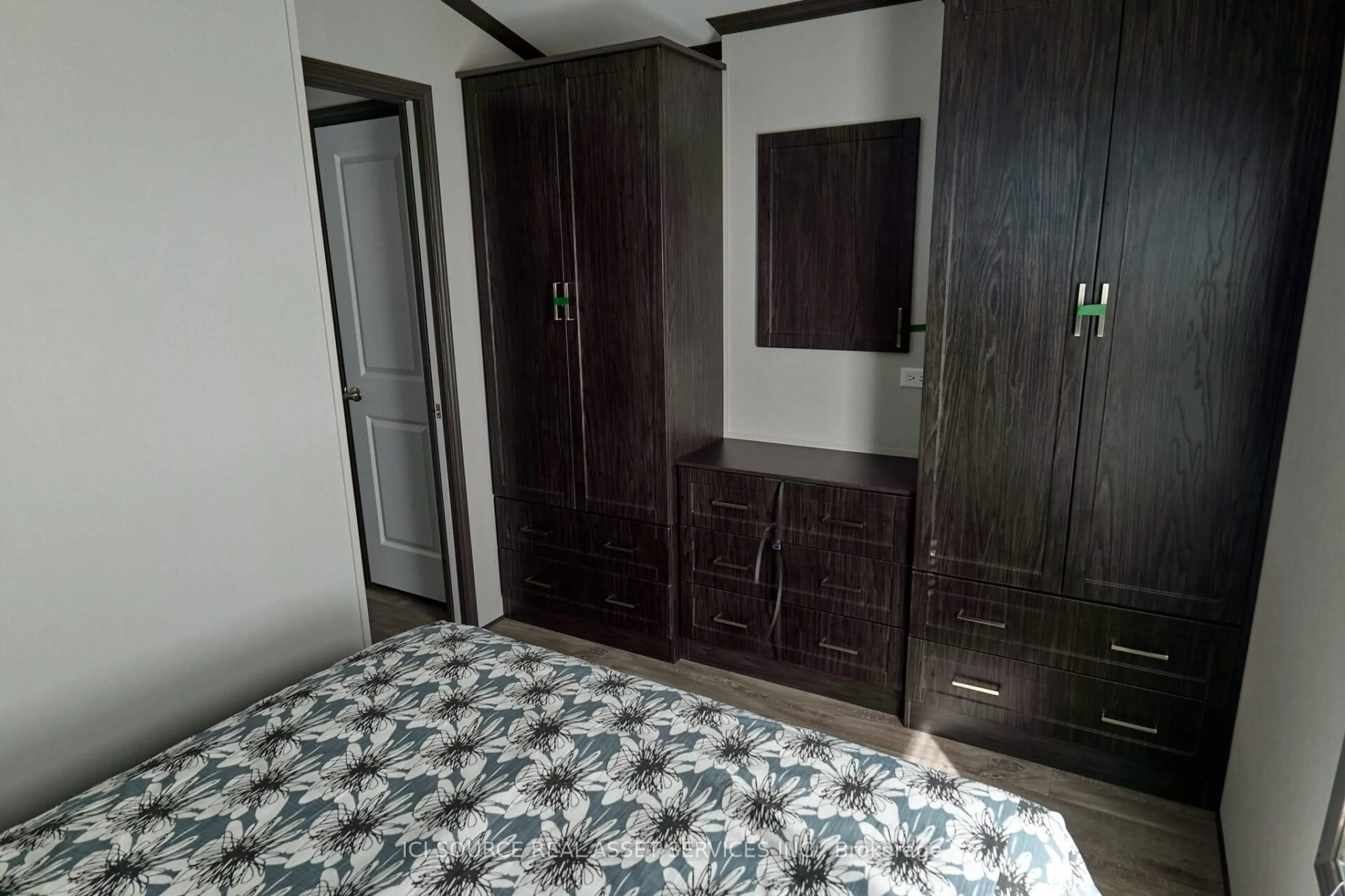 Bedroom with bed, wood/laminate floor for 5007 Highway 21 #ANCHOR, Saugeen Shores Ontario N0H 2C5