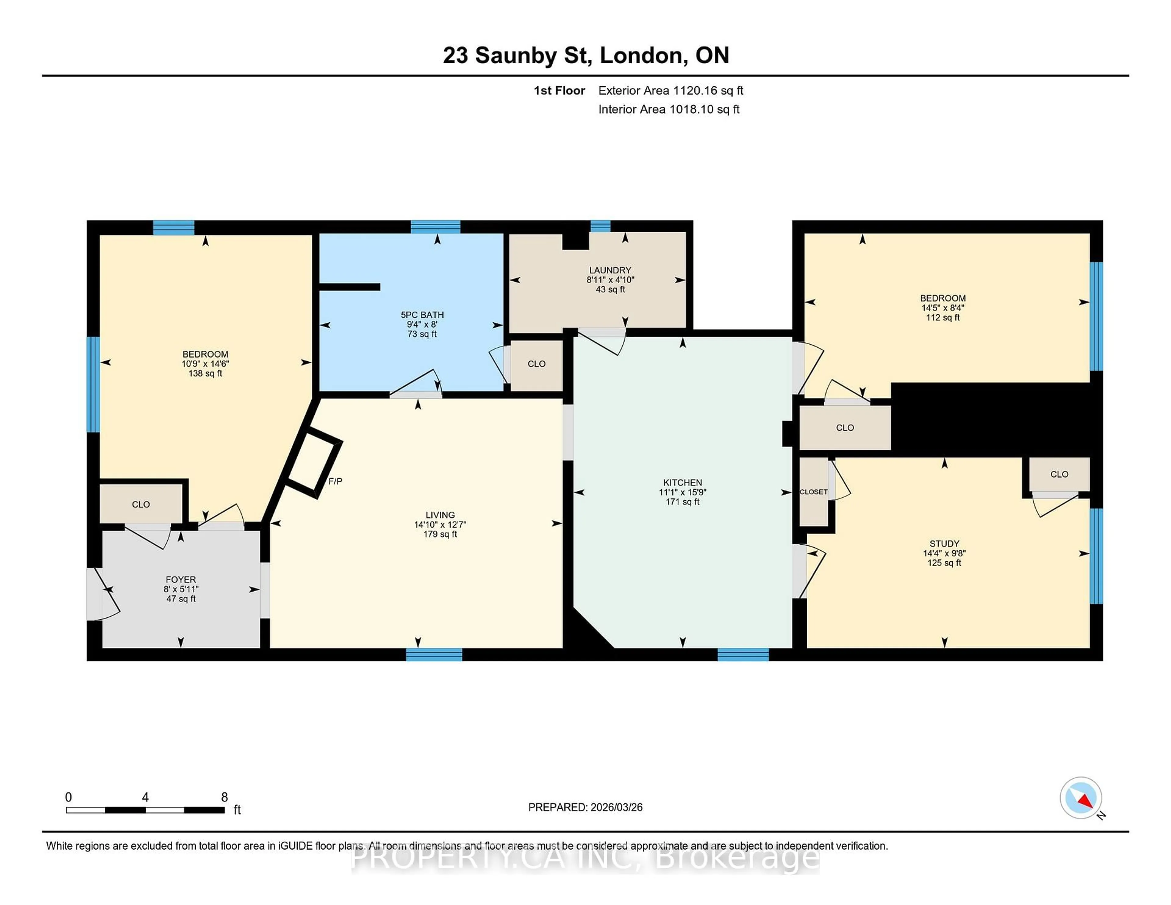 Floor plan for 23 Saunby St, London North Ontario N6G 1A2