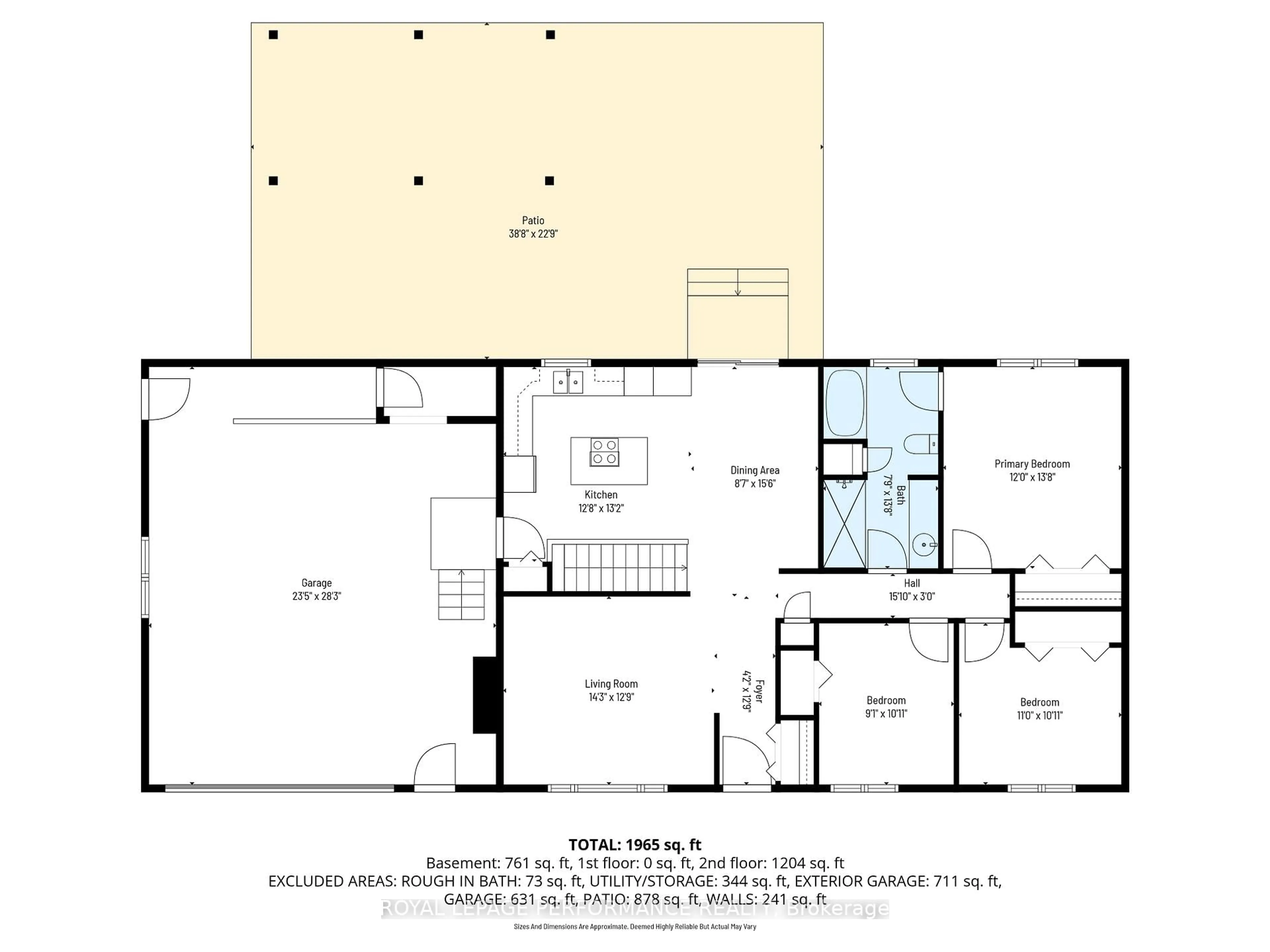 Floor plan for 1547 St Jacques Rd, Russell Ontario K0A 1W0