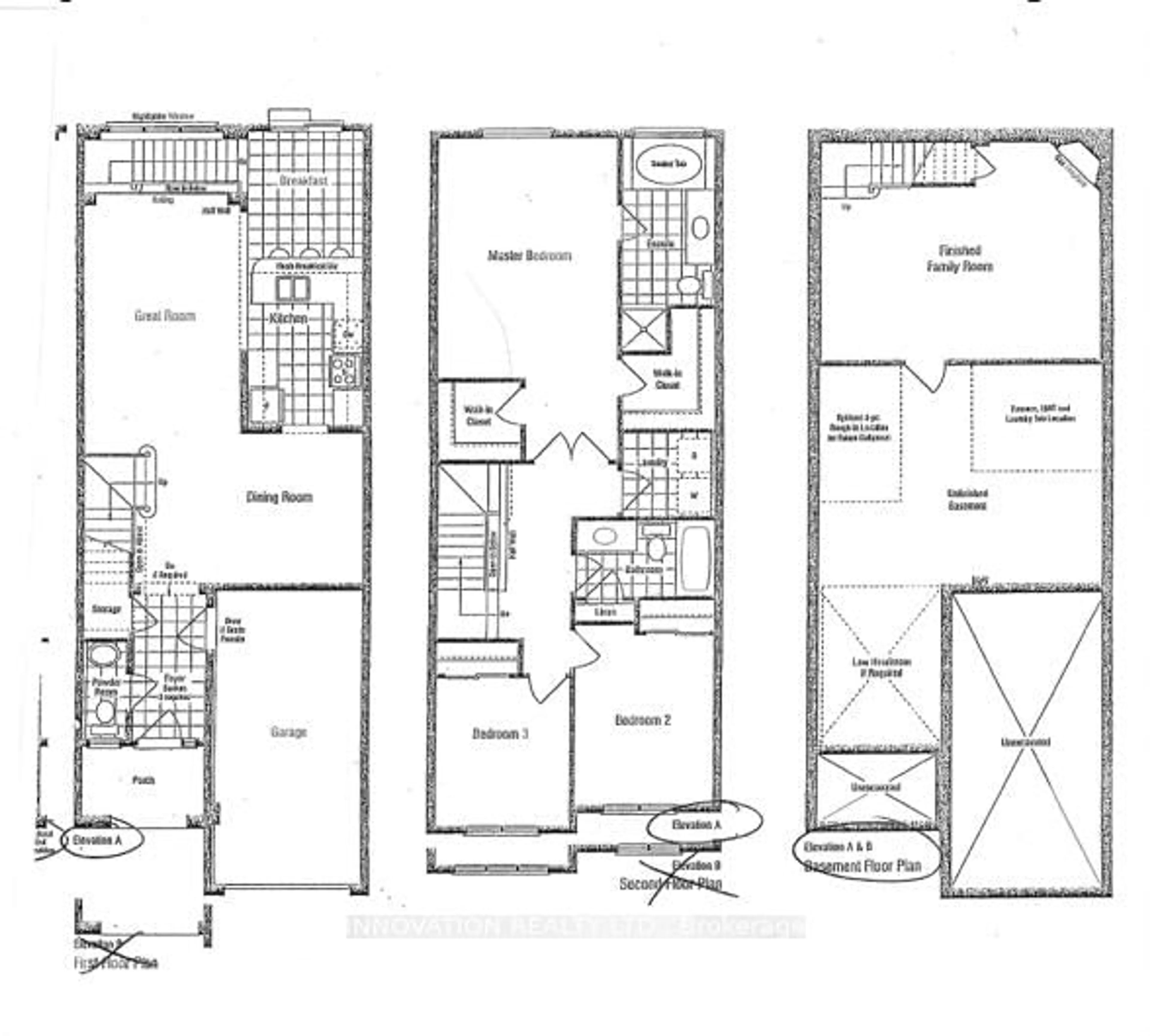 Floor plan for 2647 Half Moon Bay Rd, Ottawa Ontario K2J 0Z6